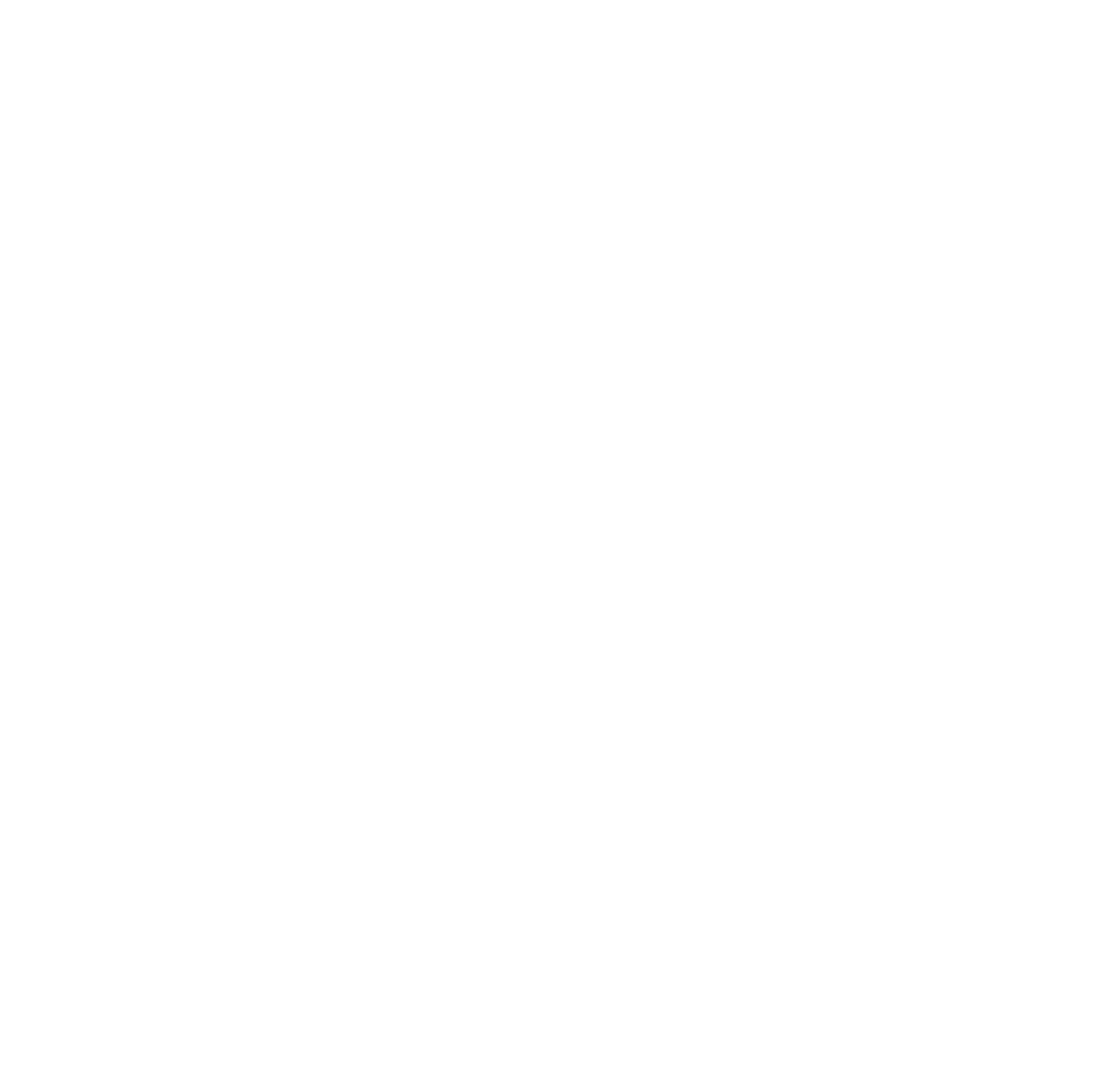 Four white paw prints on a black background.