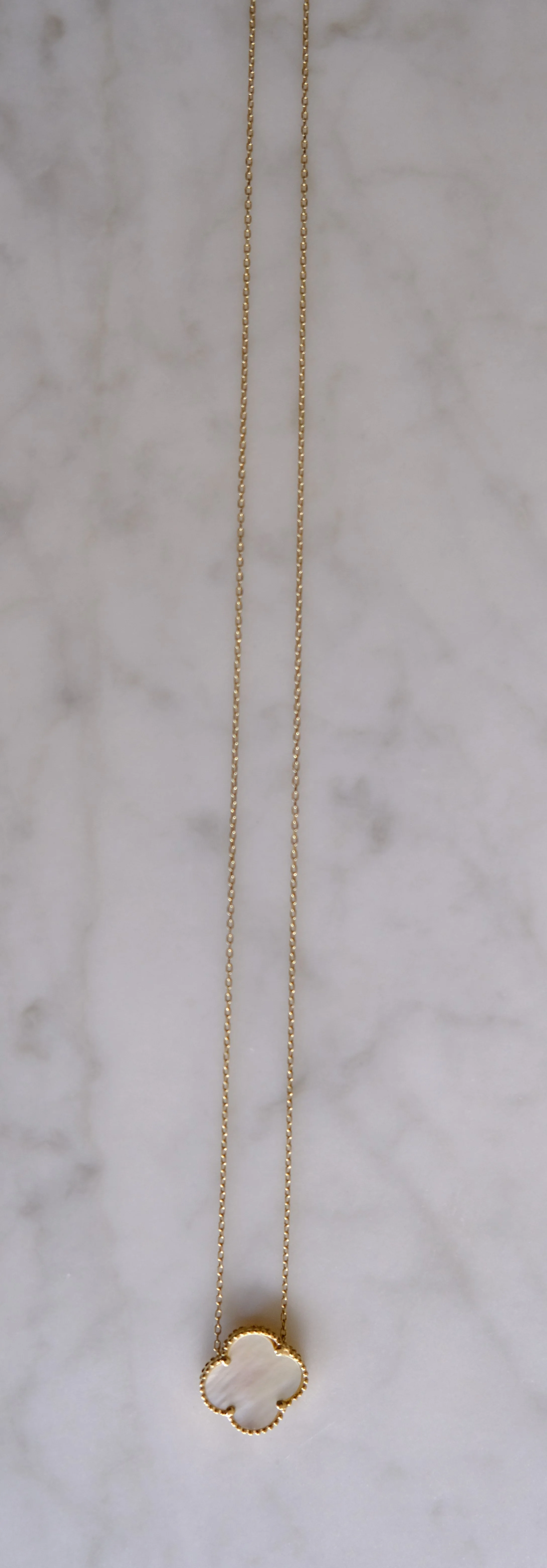 Chain white clover 18'' $728 #52.JPG