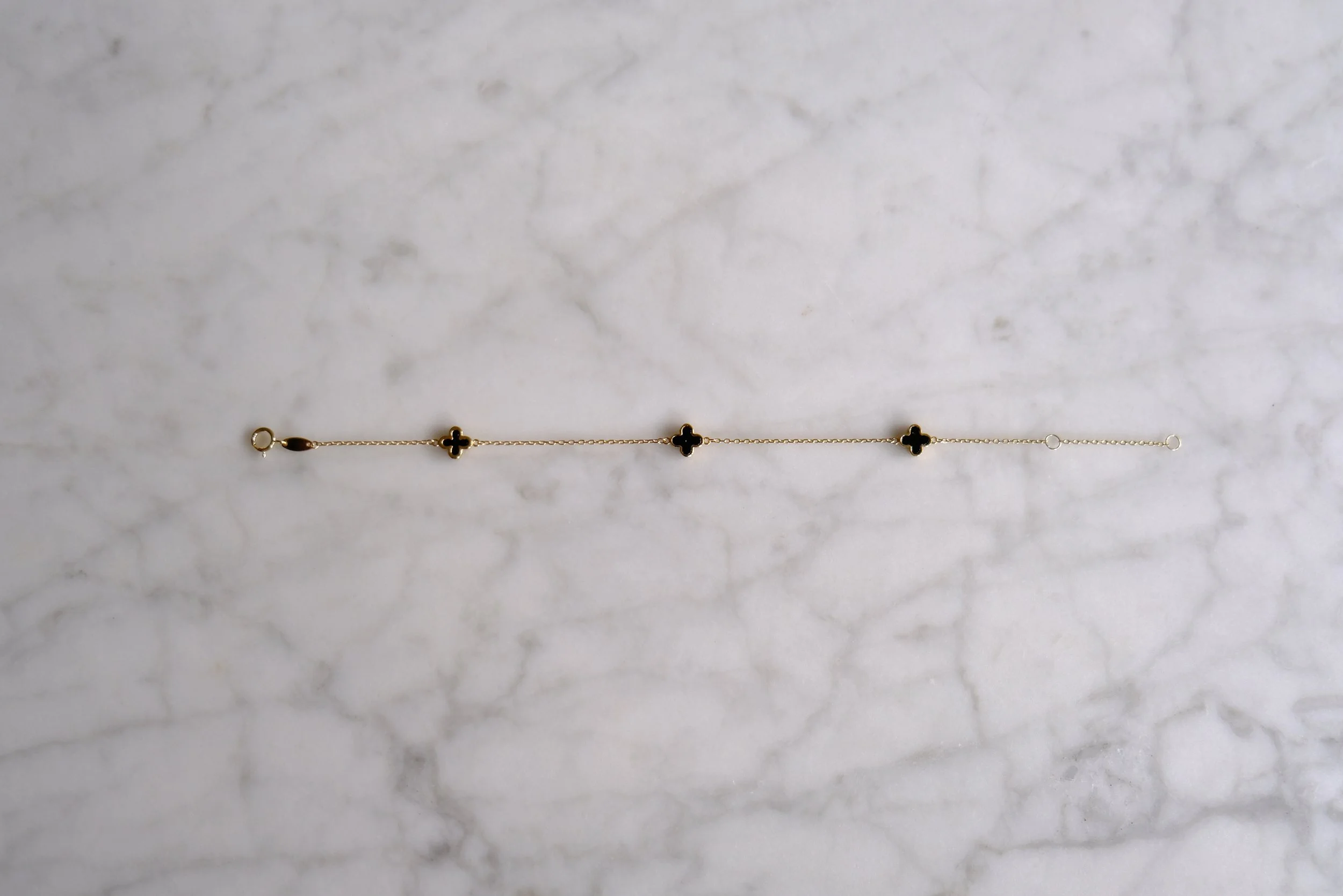 Bracelet black clover $338 #155 original.JPG