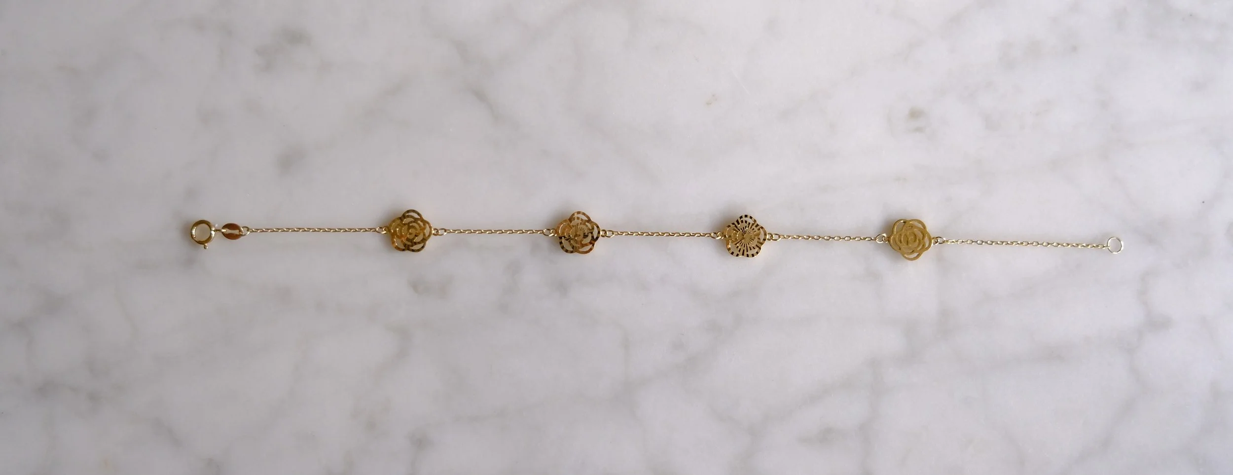 Bracelet Rose yellow gold $416 #31.JPG