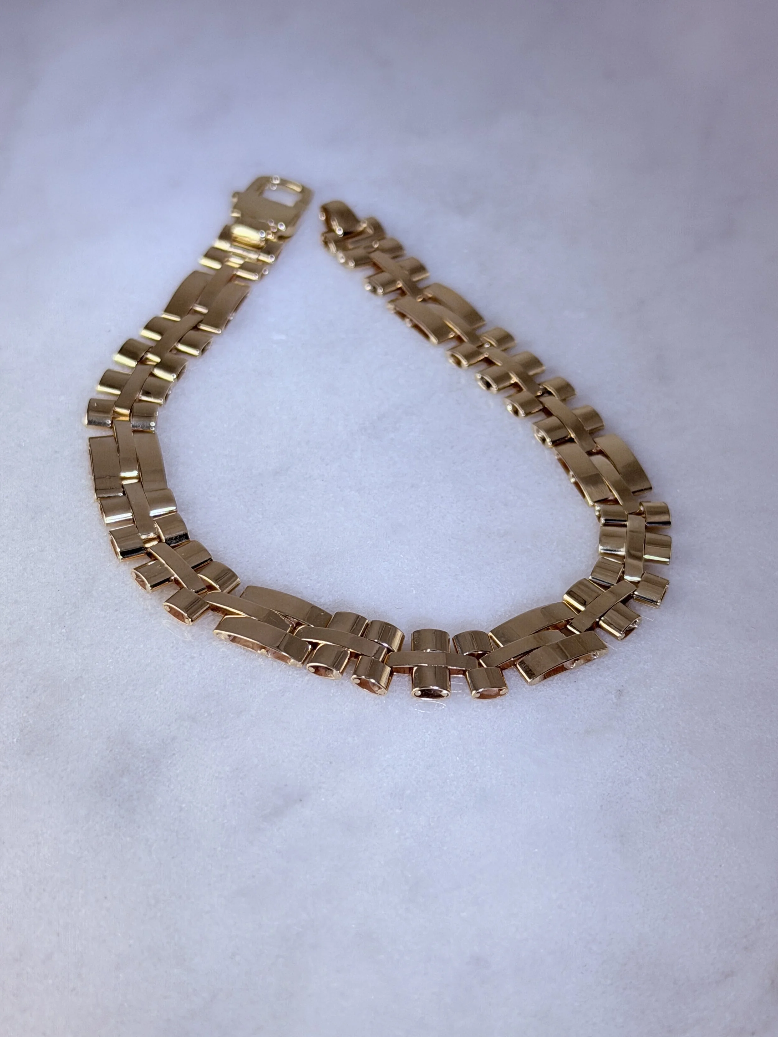 bracelet men fancy itailan rectangular design $3656 #45 4.JPG