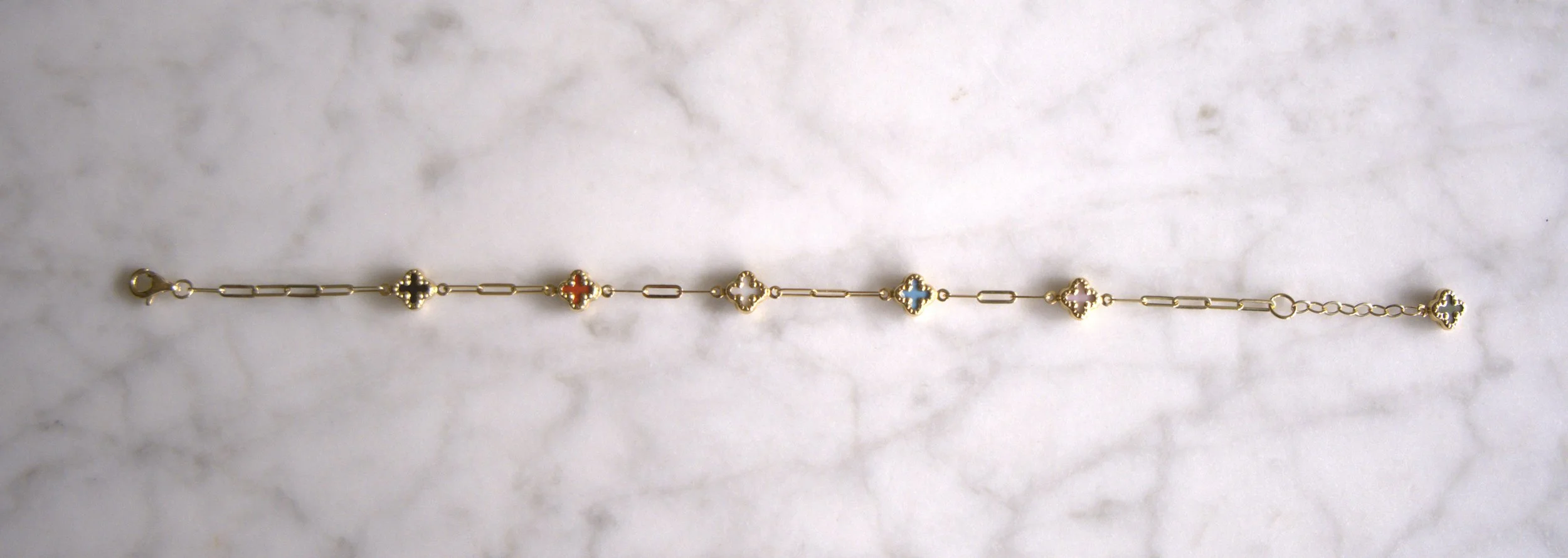 Bracelet Clover multicolor  $858 #14.jpg