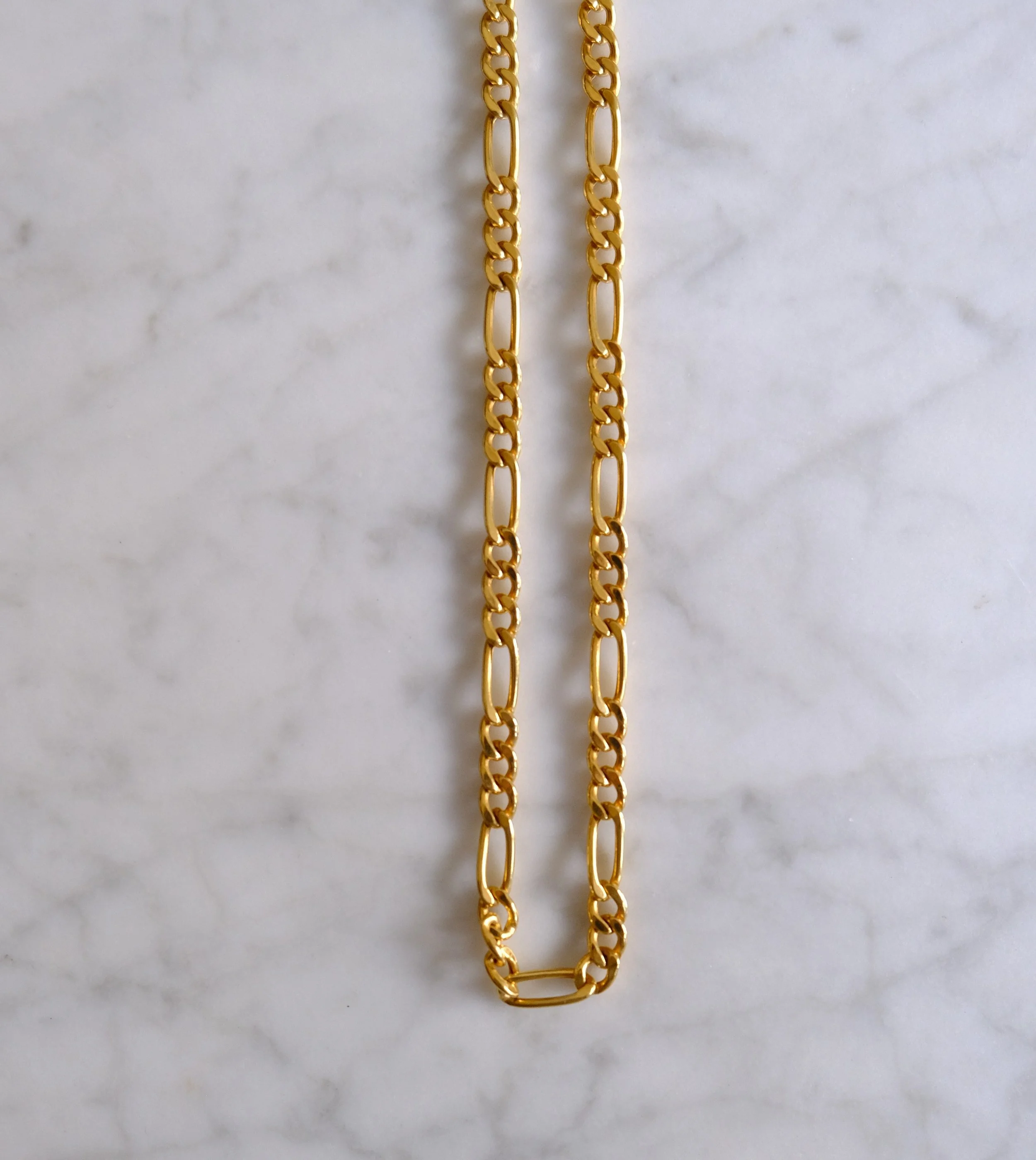 Chain  Italian Figaro Link 18" 5.5mm