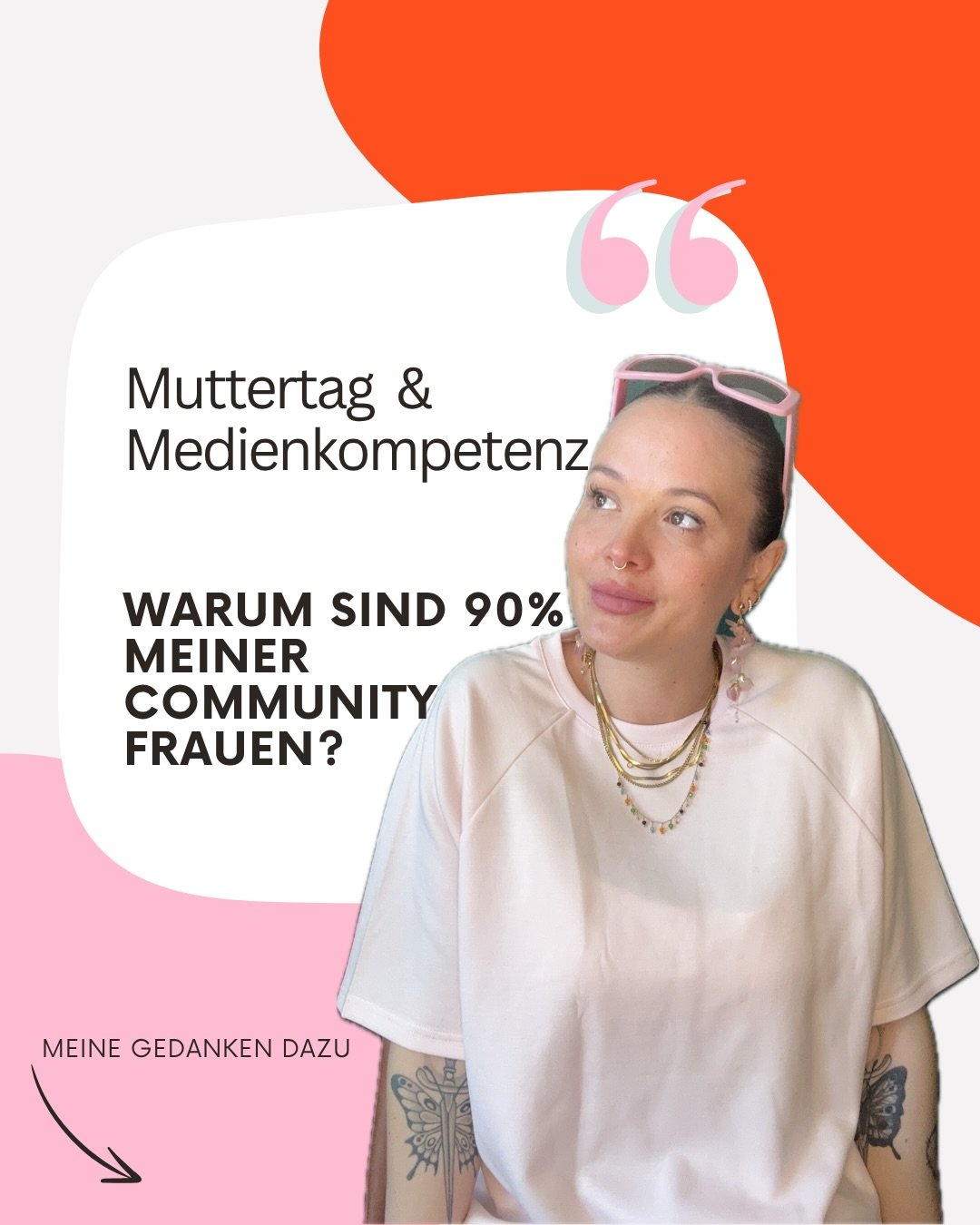 Muttertag hei&szlig;t auch sichtbar machen, wer sich tagt&auml;glich mit Erziehung, emotionaler Verantwortung und der digitalen Lebenswelt von Kindern und Jugendlichen besch&auml;ftigt.

Dass knapp 90% meiner Community Frauen (&amp; h&auml;ufig Mptte