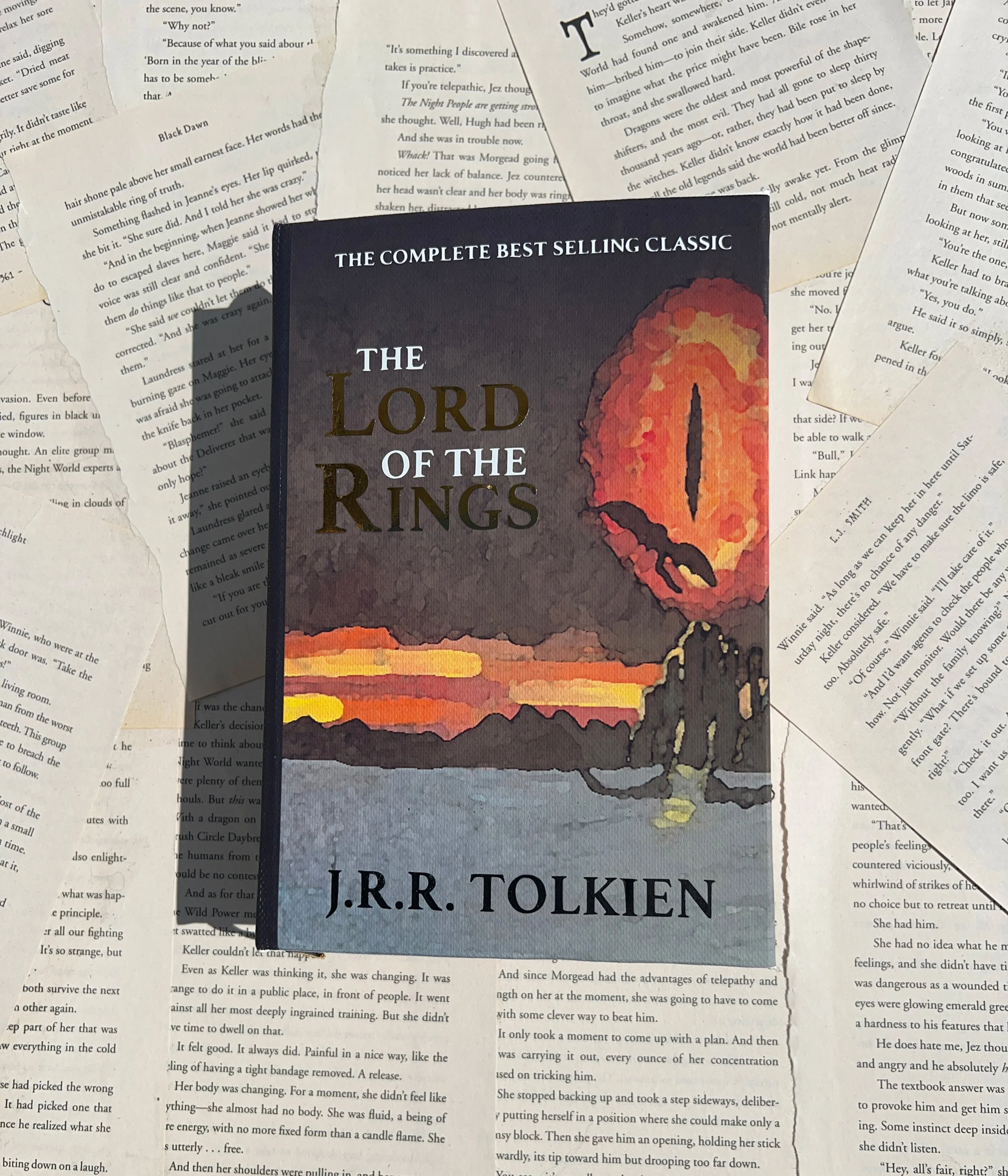 Lord of the Rings by JRR Tolkien | Special Edition, Handmade, Rebound Book