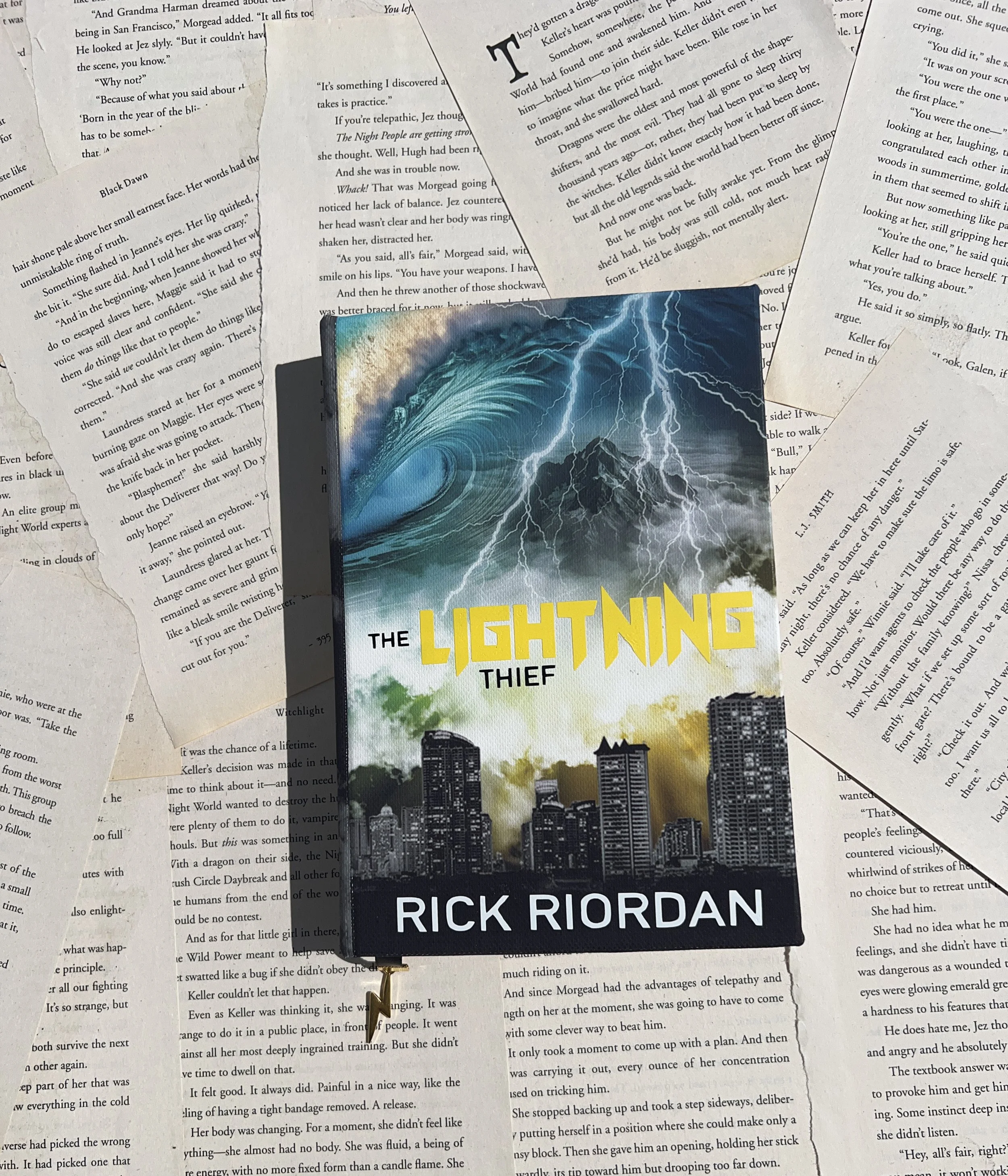 The Lightning Thief by Rick Riordan | Special Edition, Handmade, Rebound Book
