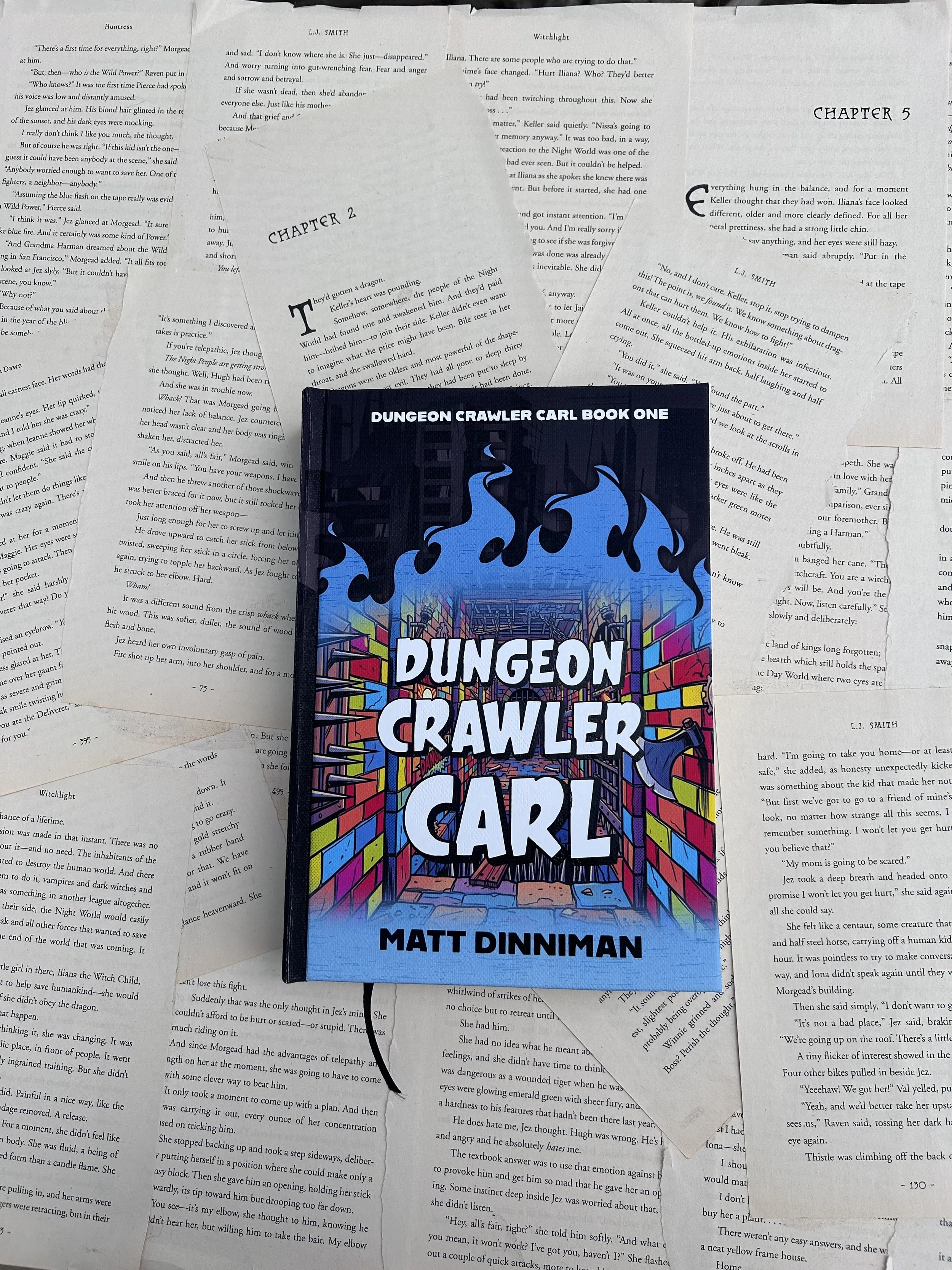 Dungeon Crawler Carl by Matt Dinniman | Special Edition, Handmade, Rebound Book