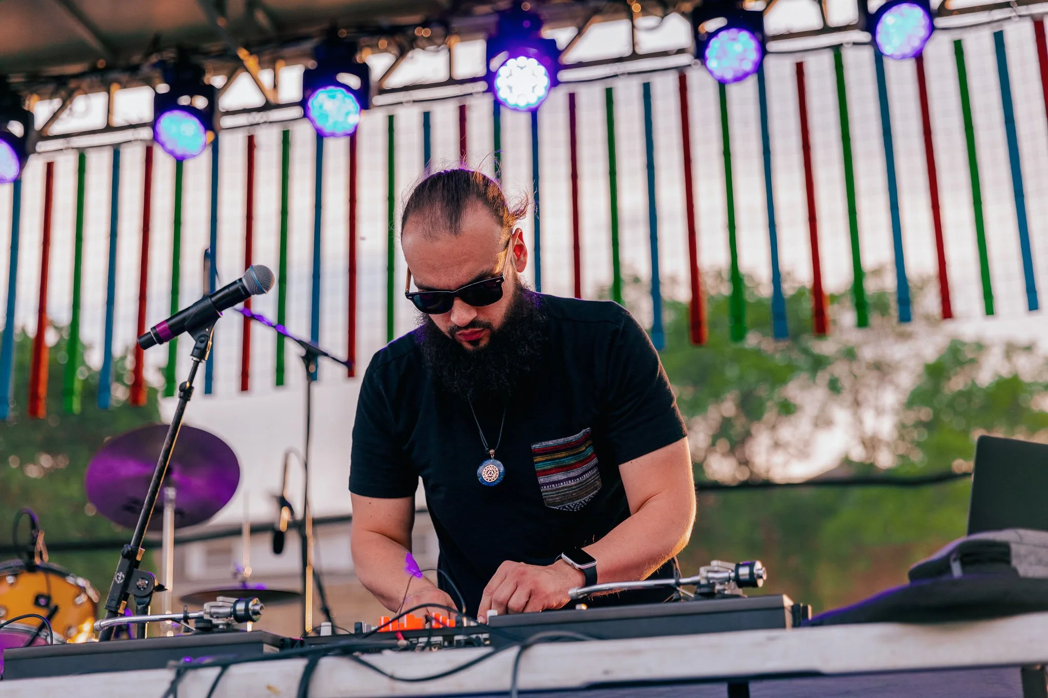 Scendsei DJing in Appleton, Wisconsin at Luaroo in 2023