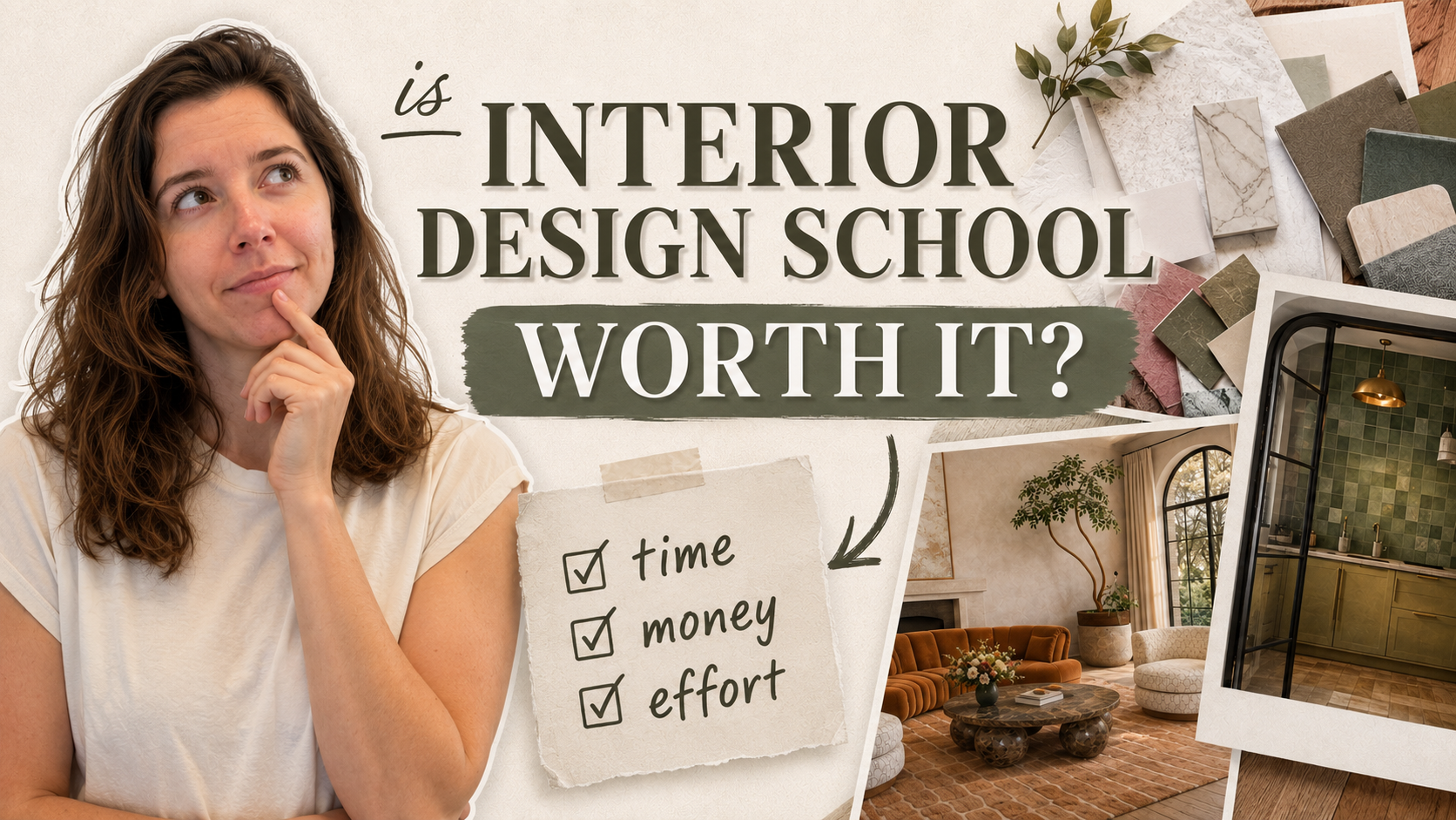 Is Interior Design School Worth the Time AND Money?