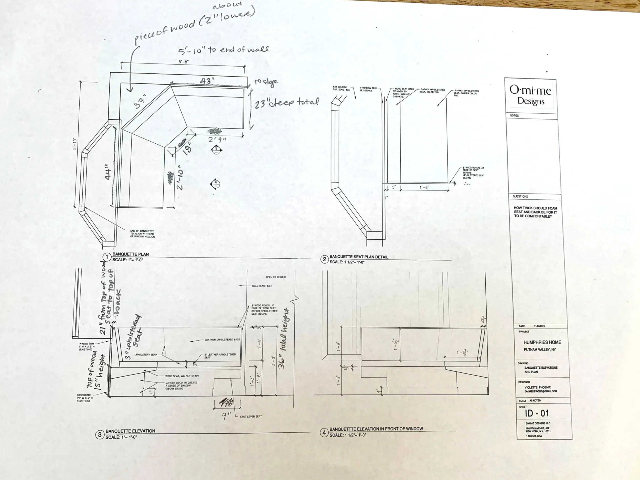 Construction drawings by Violette