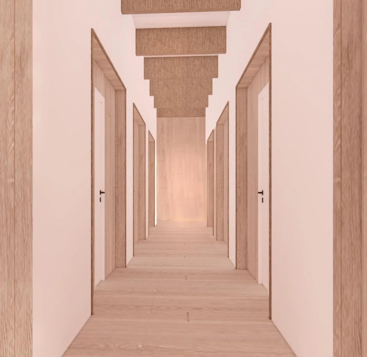 hotel design custom wood hallway.jpg