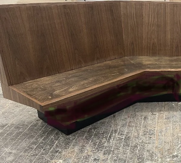Wood veneer detailing
