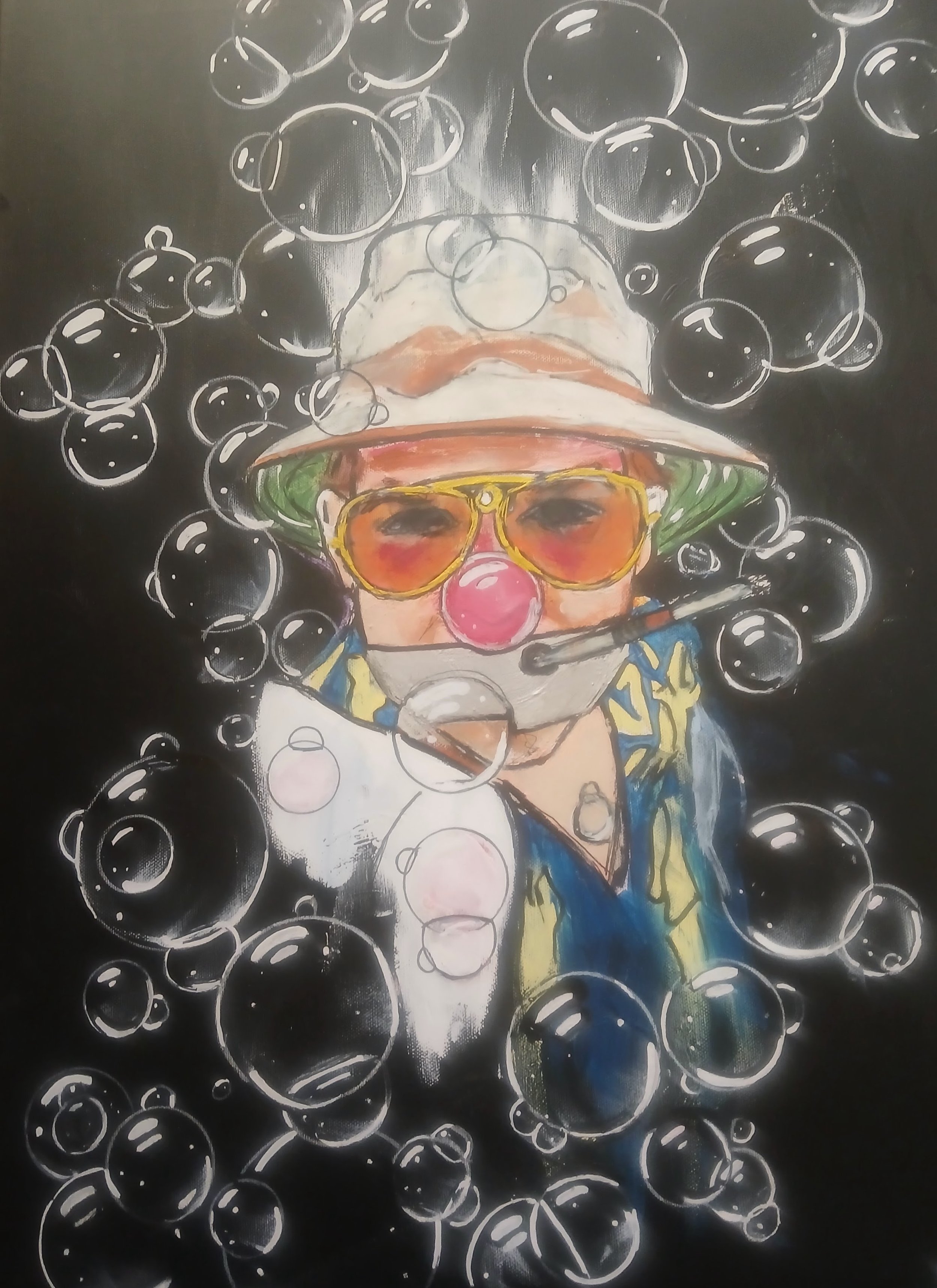Hunter S Thompson Glow in the Dark