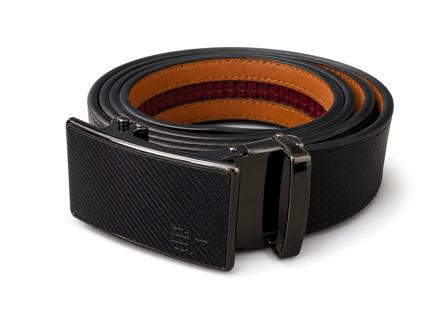ST Black Leather Belt