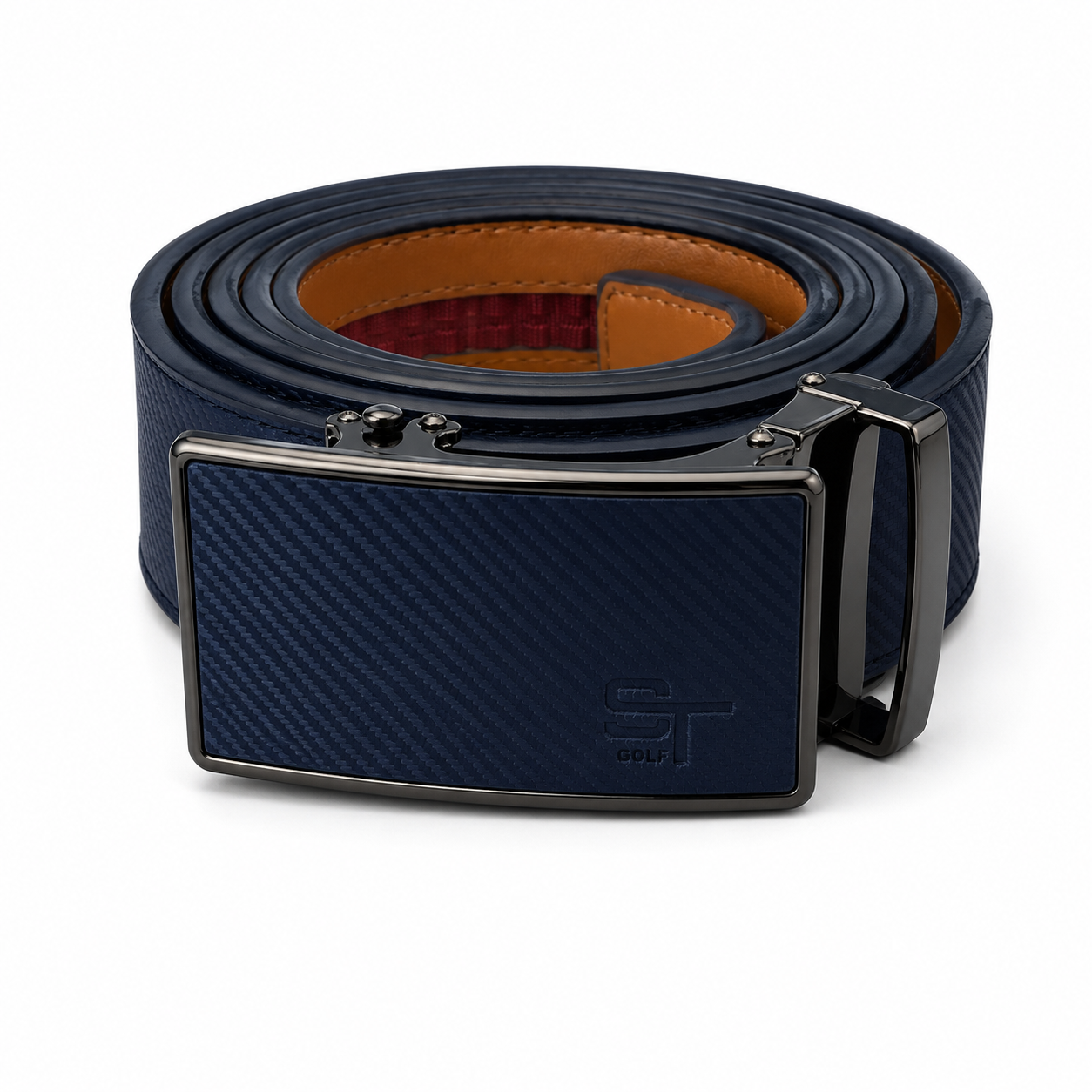 ST Navy Leather Belt