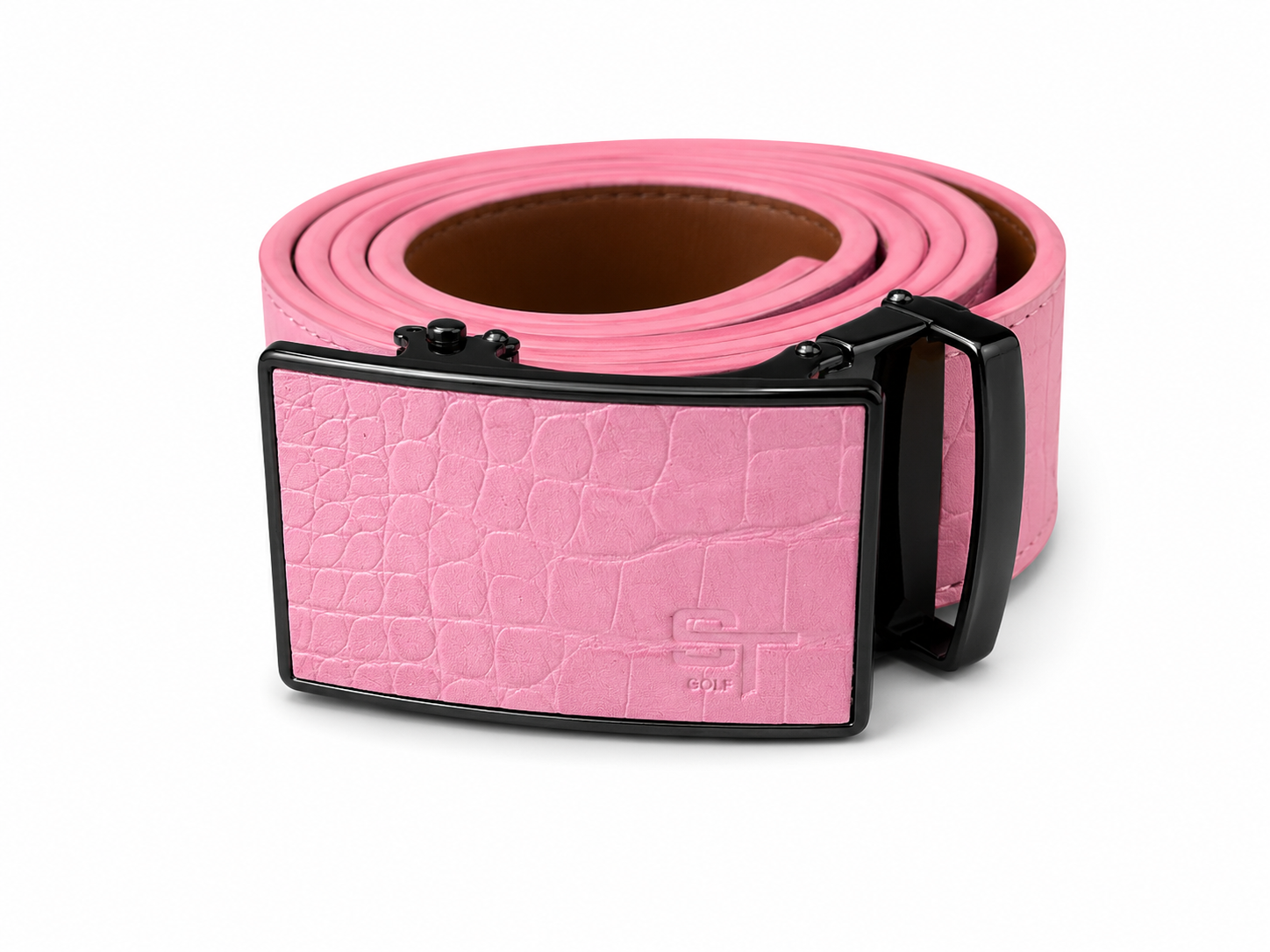 ST Pink Leather Belt