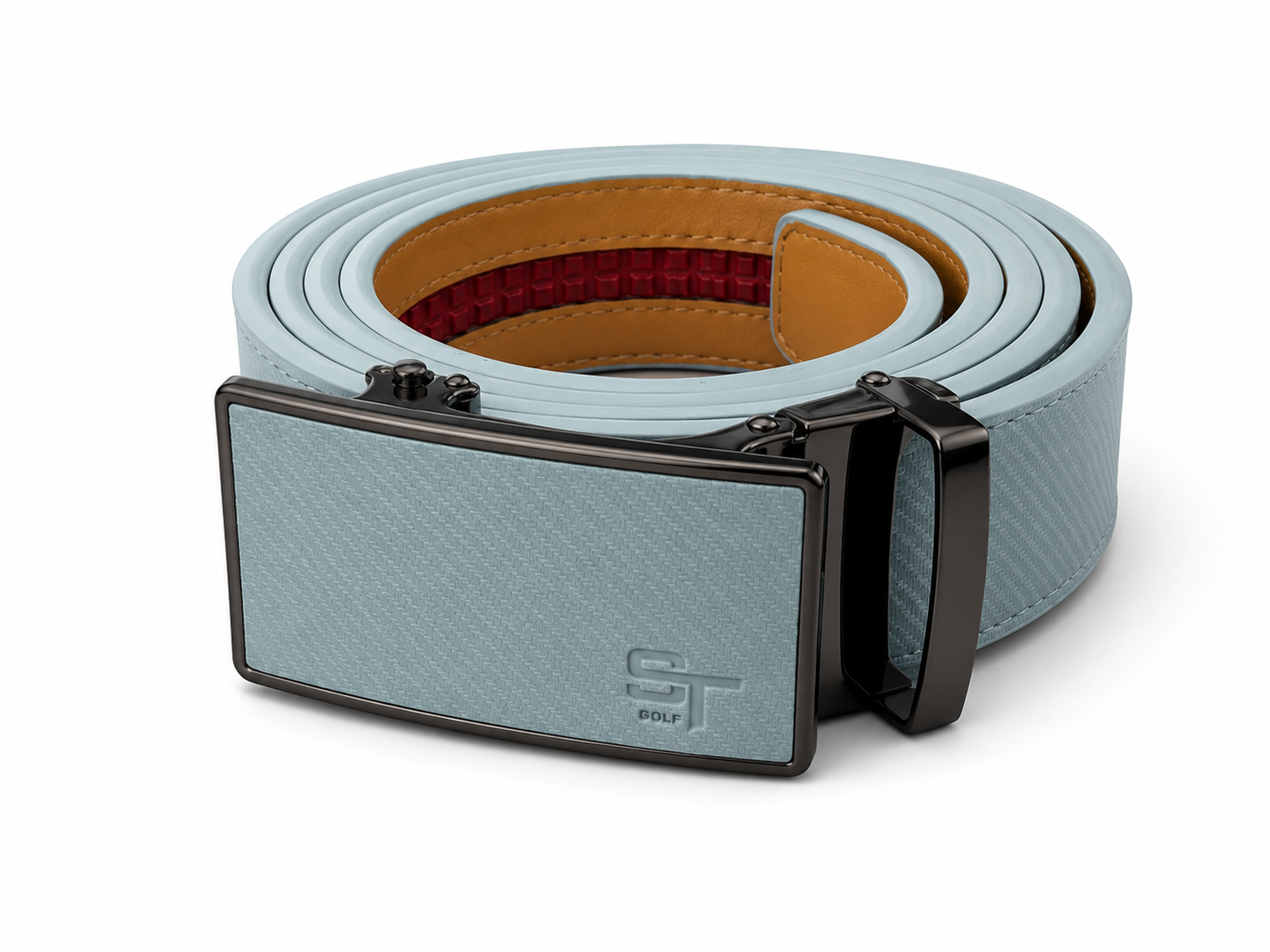ST Powder Blue Leather Belt