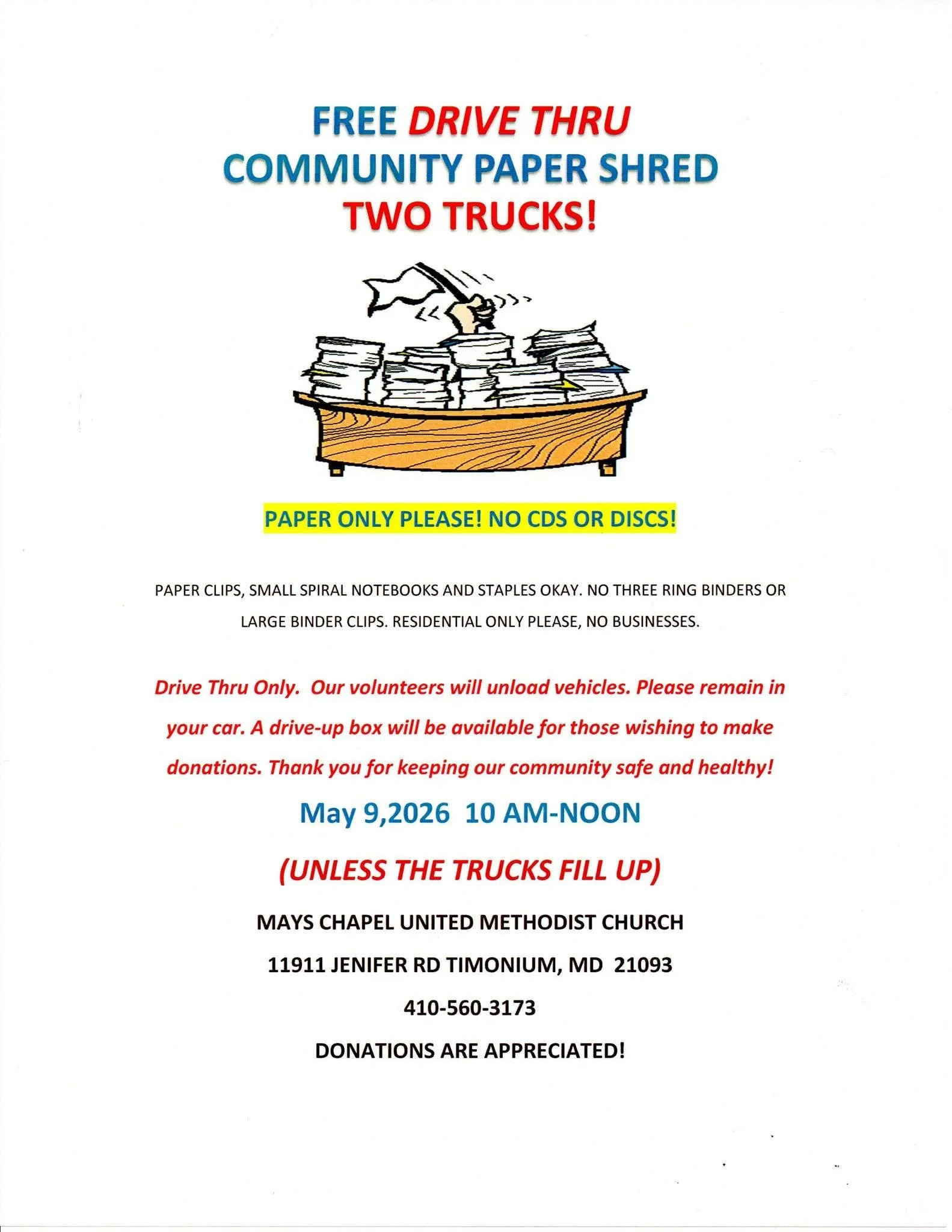 Community Paper Shred