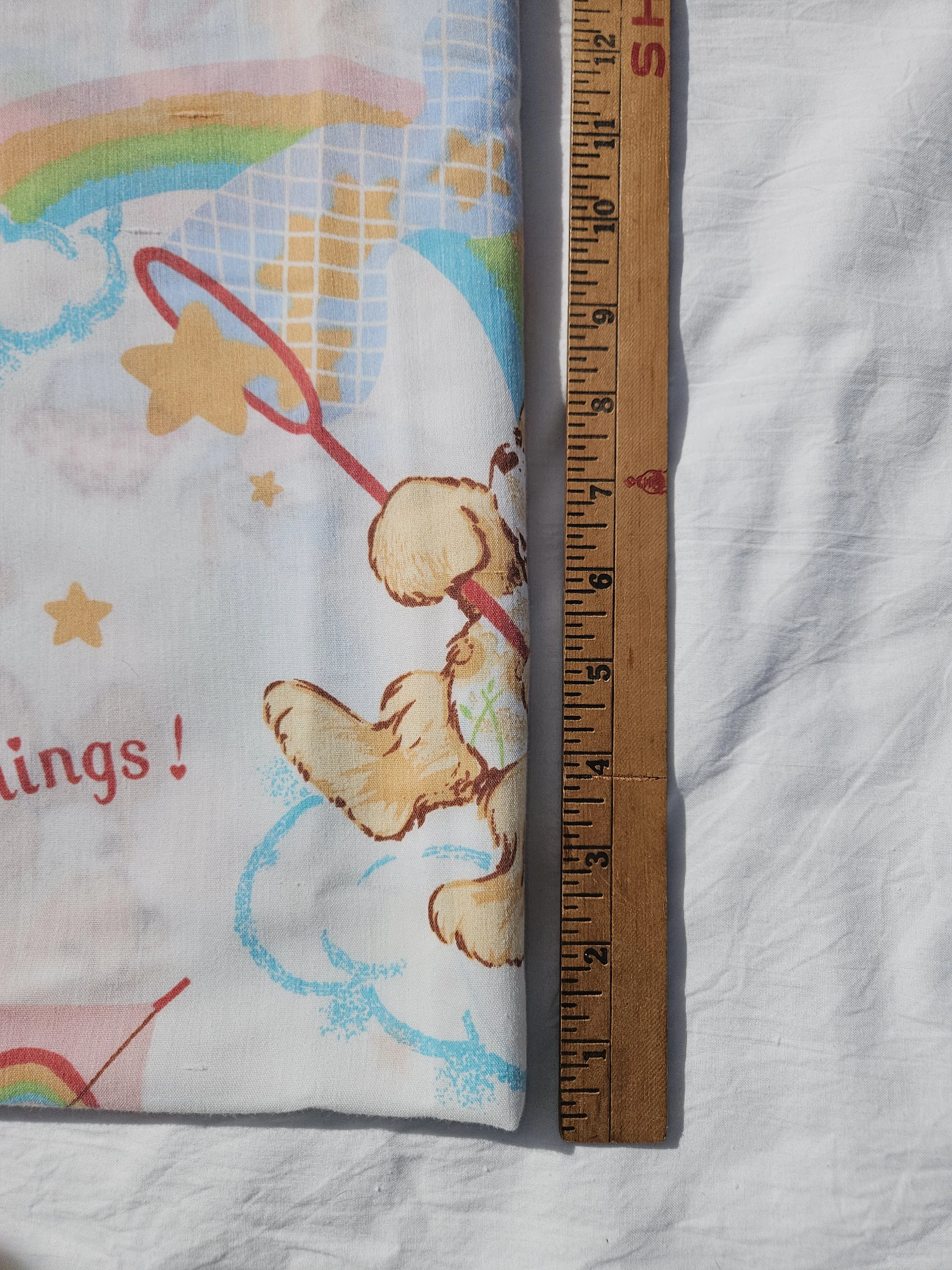 Vintage Care Bear Sheet Whole Piece