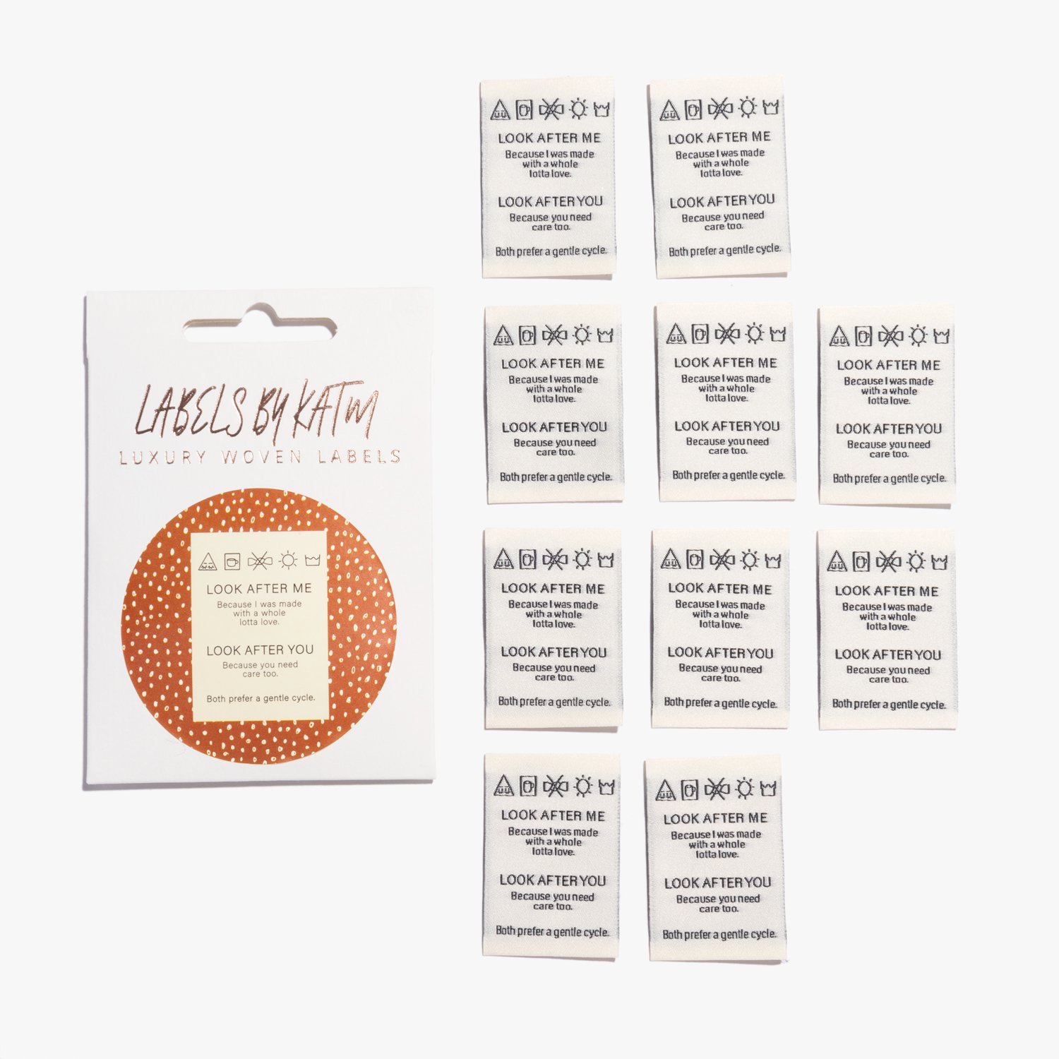 Look After Me Look After You | 6 Sew-in Labels