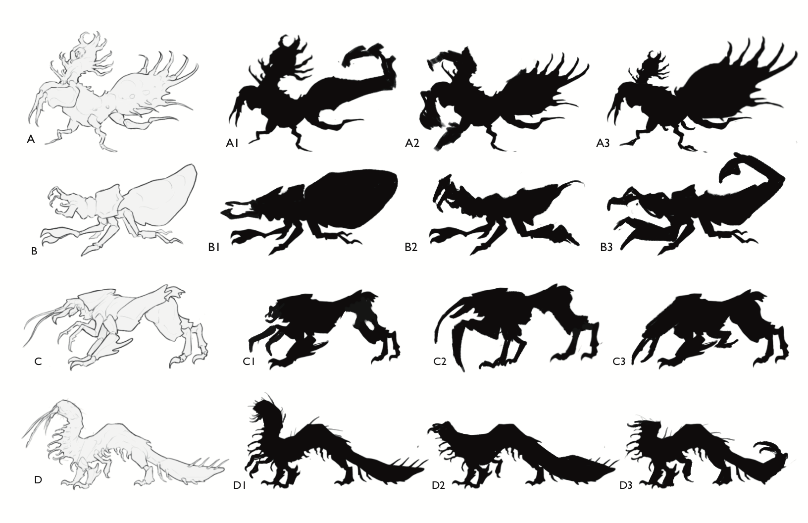 Tyra - Further Silhouette Exploration