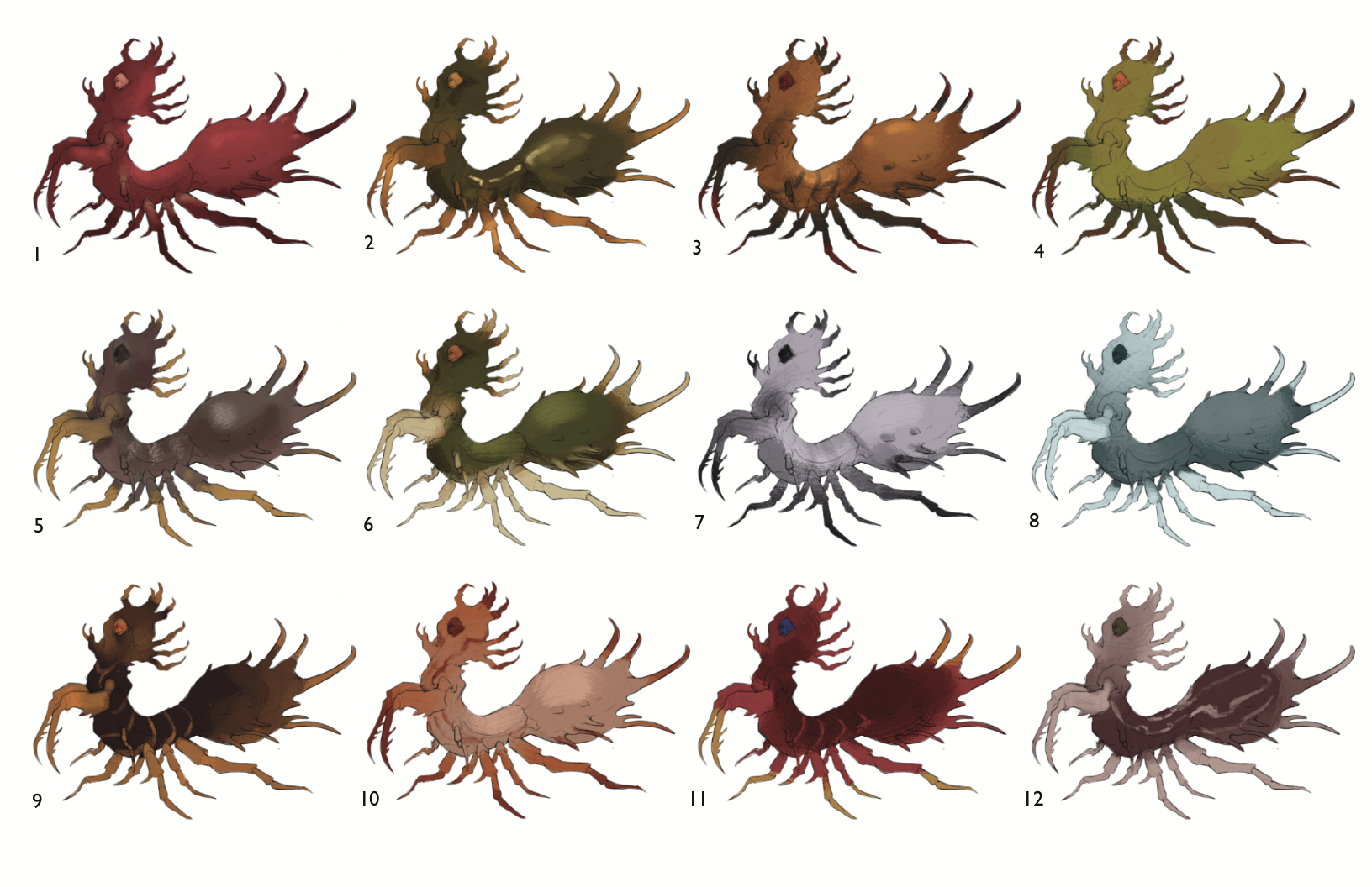 Tyra - Color Ideations