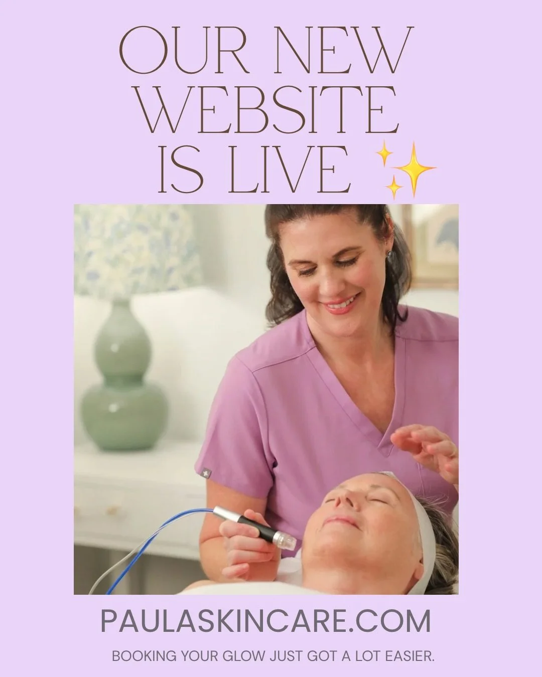 ✨ Our new website is officially live! ✨

Booking your glow has never been easier. Visit PaulaSkinCare.com to book appointments online, purchase e-gift certificates, and explore package promotions for your favorite treatments.

Your next self-care app