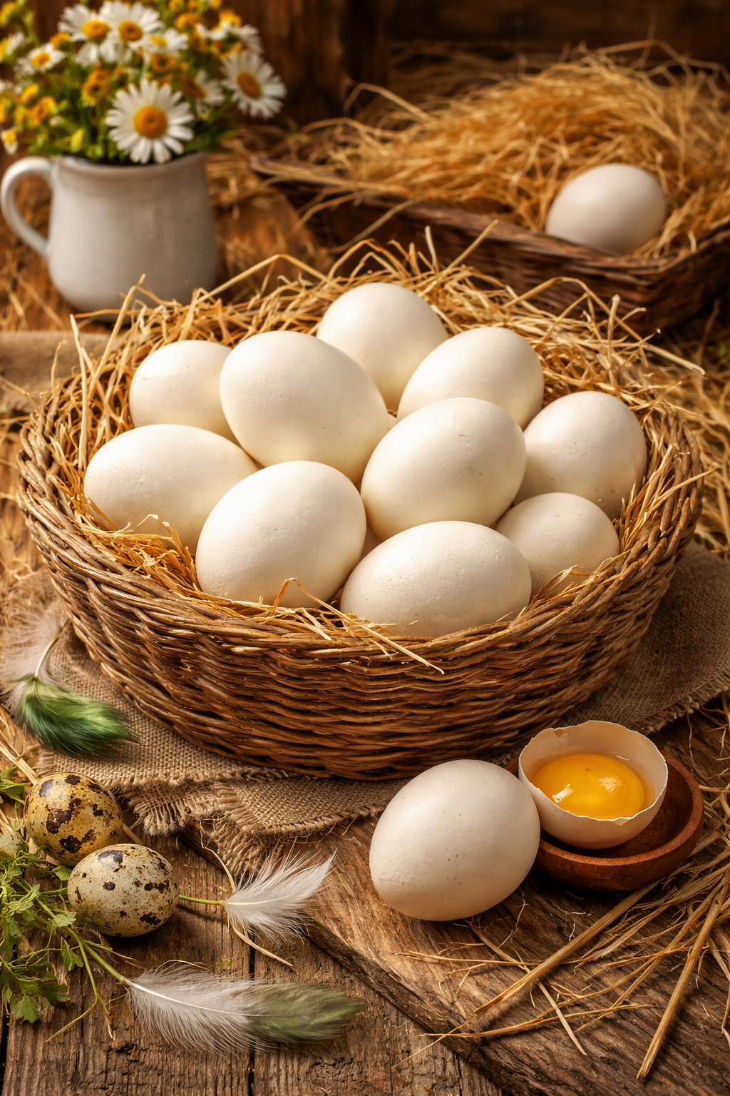 Duck Eggs by the 1/2 Dozen