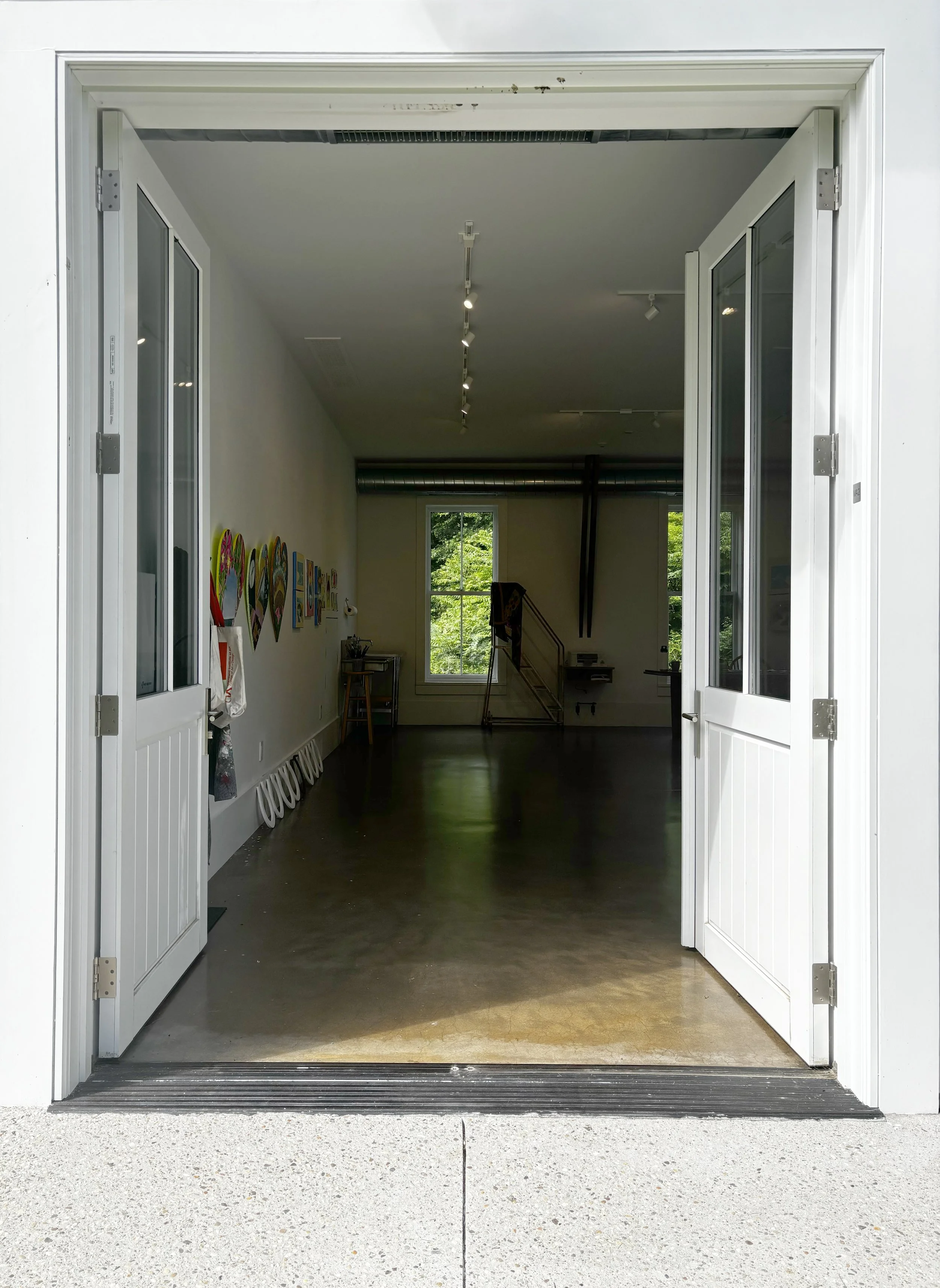 Image of doorway to studio at Edward F. Albee Residency