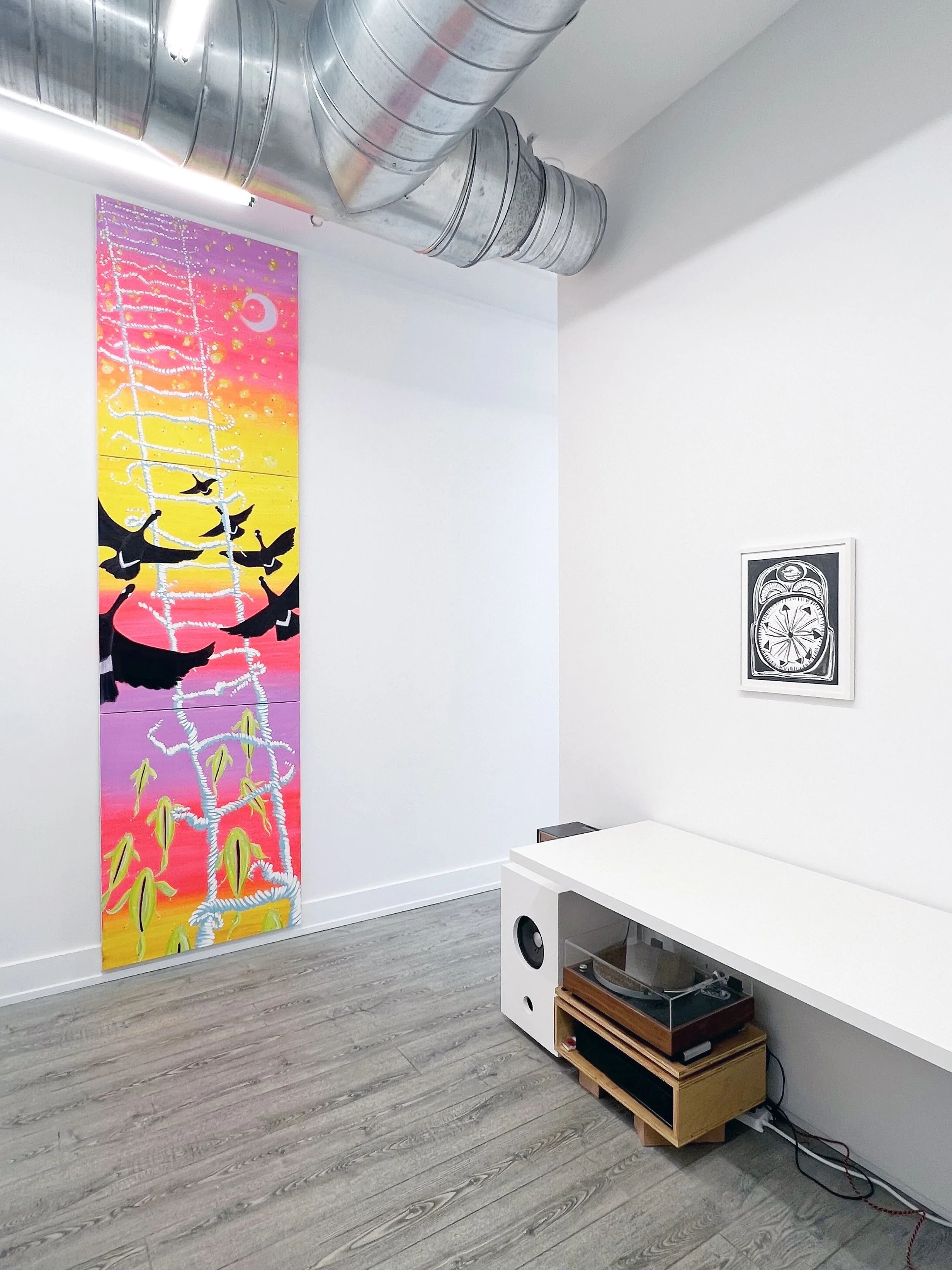 Installation view, Kati Gegenheimer at North Orange