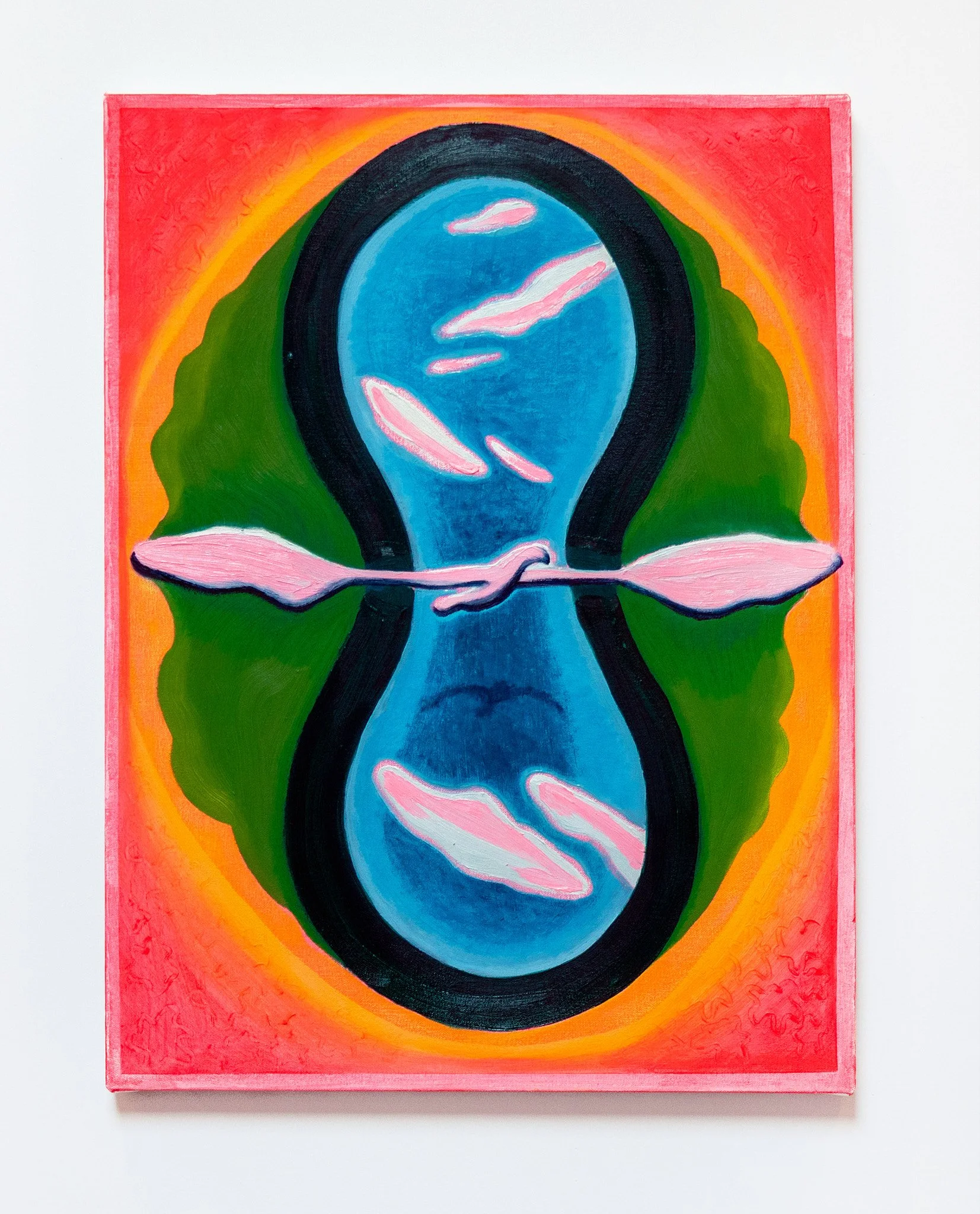 Make Your Own Luck: Reflect, 2022 
Oil on canvas 
18 x 24 inches
Photo courtesy the artist. 