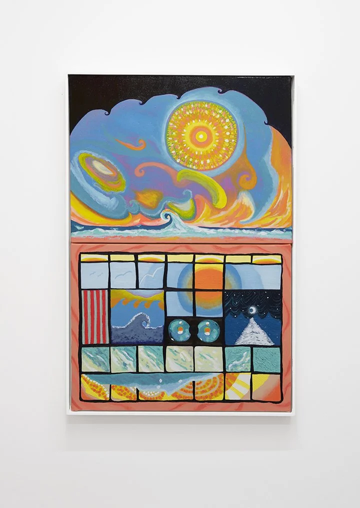 The Four Seasons: Summer, 2022
Oil on canvas, two panels
Each canvas 24 x 18 inches, Overall dimensions 24 x 36 inches.
Photo courtesy the artist.