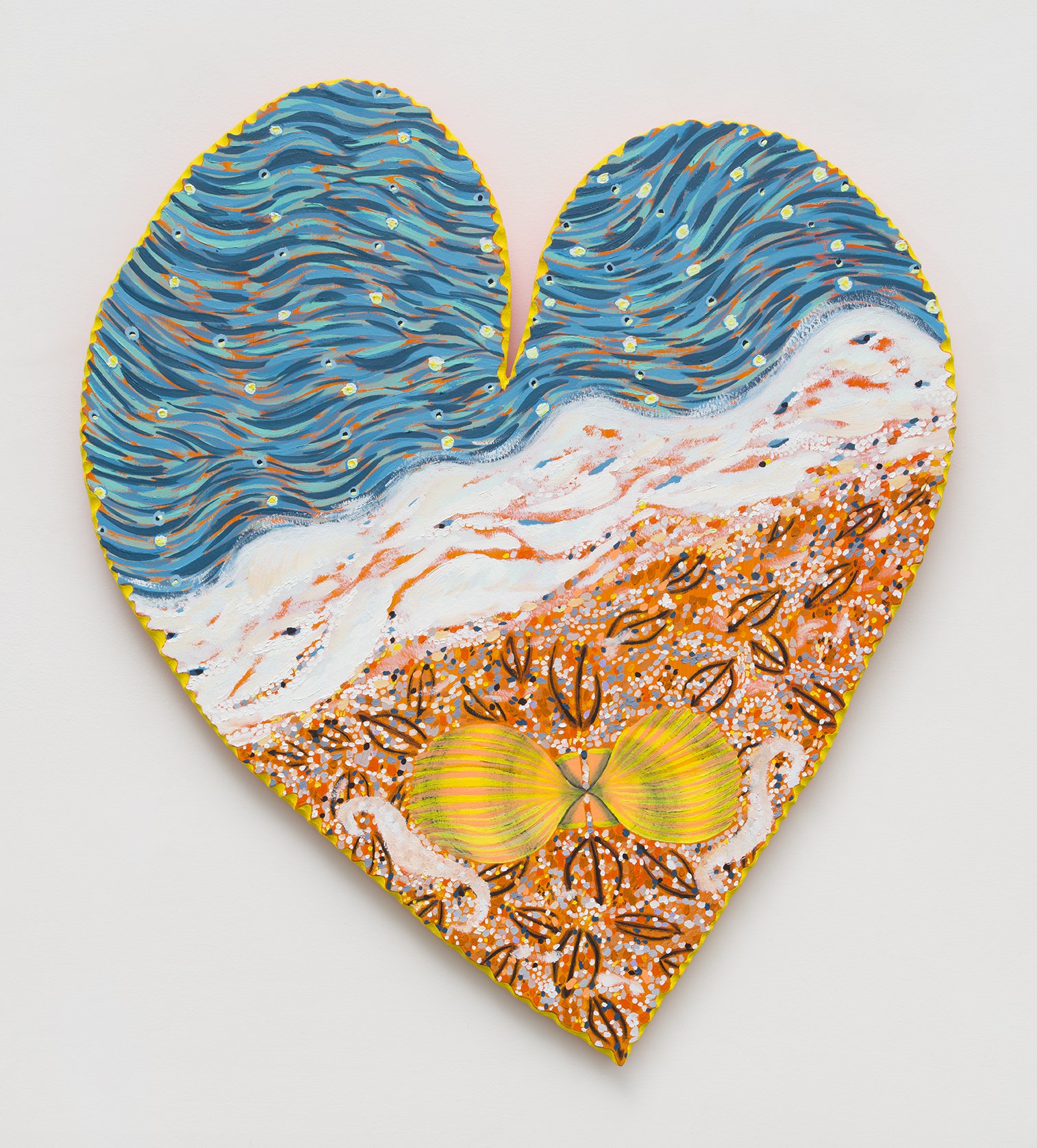 Tidal Duet, 2023 
Oil on panel 
28 x 24 inches 
Photo courtesy Charles Benton.