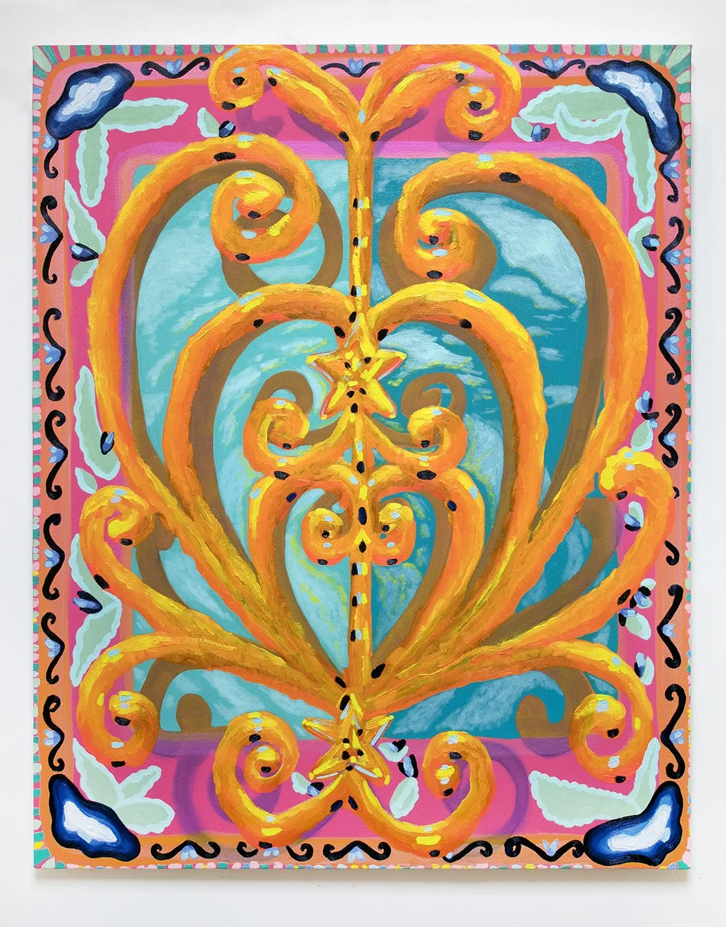 Stars Align, 2021
Oil and acrylic on canvas
32” x 40”
Photo courtesy the artist.