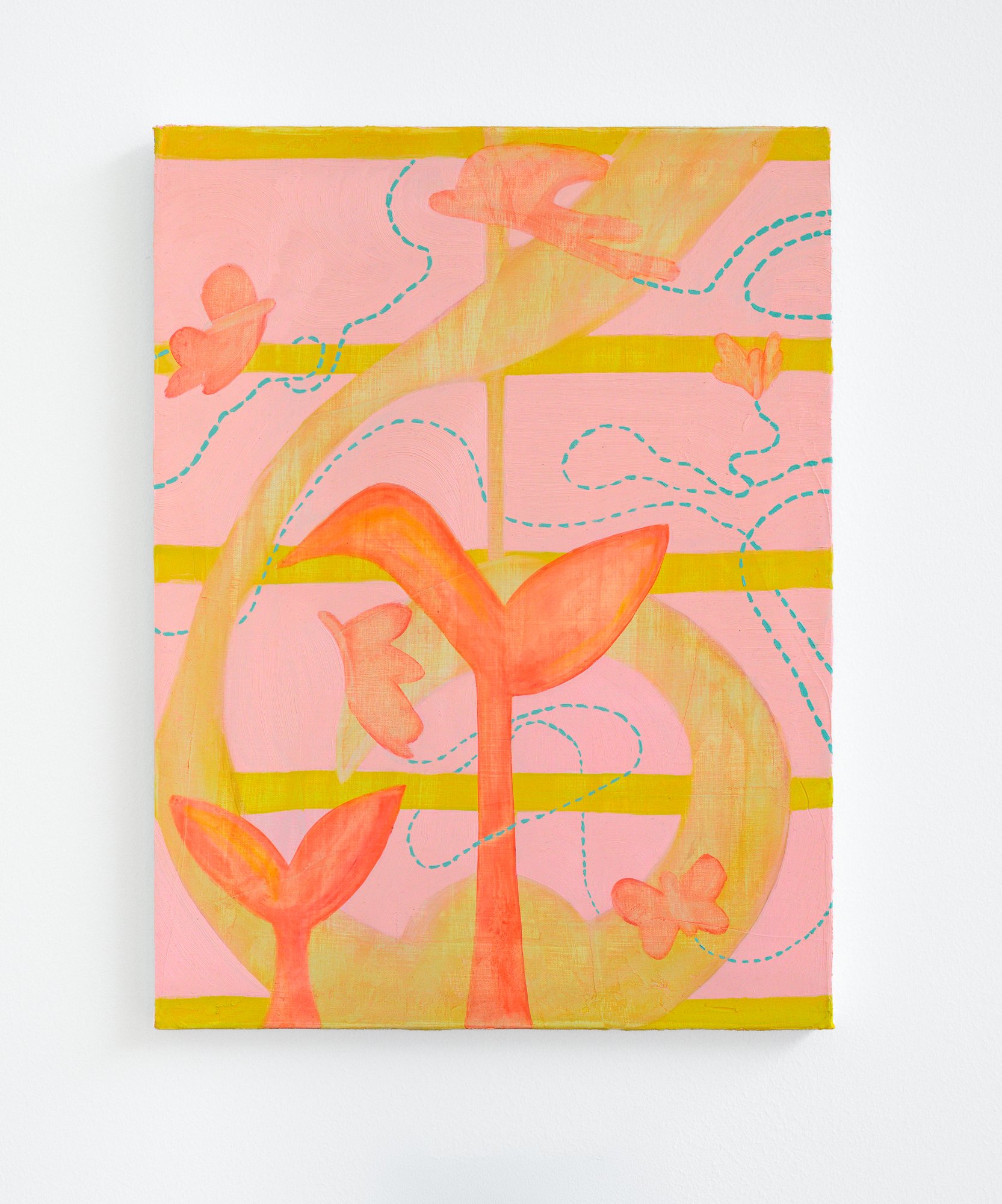 Flight Paths (Wind), 2026 
Oil on canvas 
24 x 18 inches
Photo courtesy Constance Mensh.