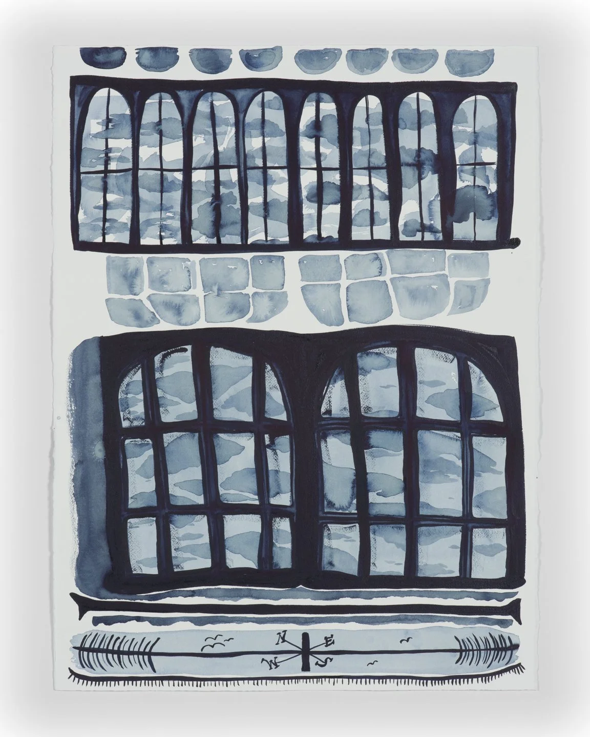 Changing Forms (Window/Wind), 2021
Ink on paper
30 x 22 inches
Photo: Neighboring States