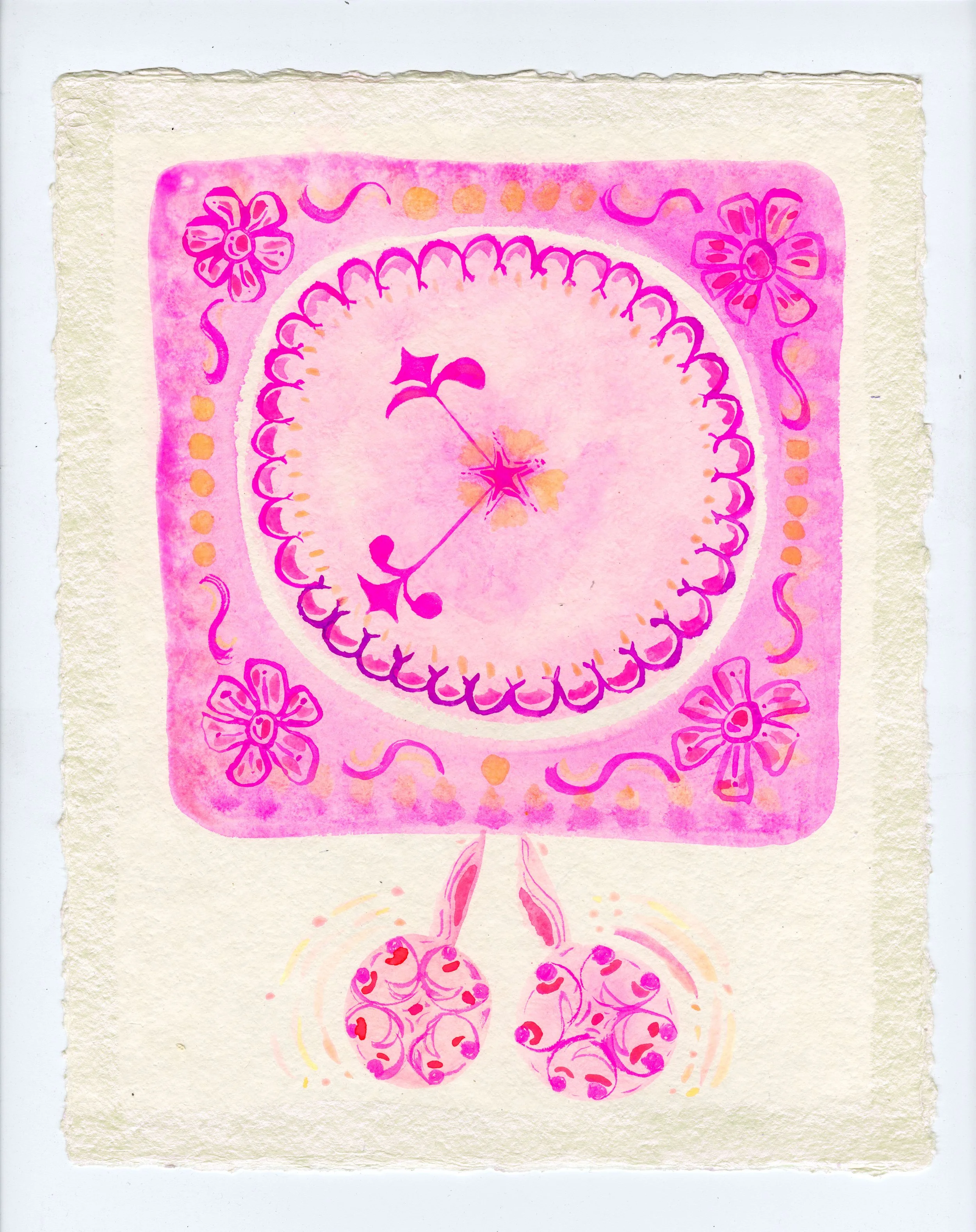 Hand Wrought After Gret Barkin, 2026
Acrylic and watercolor on handmade paper
13.75 x 11 inches
Photo courtesy the artist.
