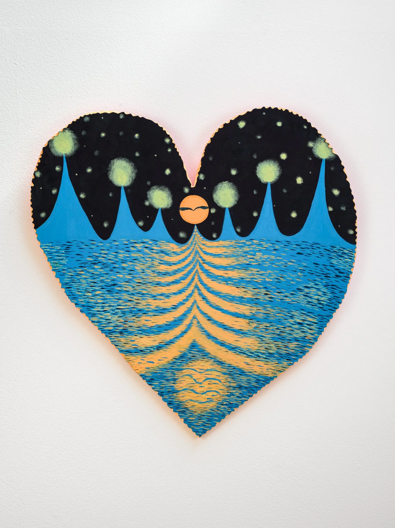 The Edge of the Earth Ballet, 2023
Oil on panel
24 1/2 x 23 ¾ inches
Photo courtesy Constance Mensh.