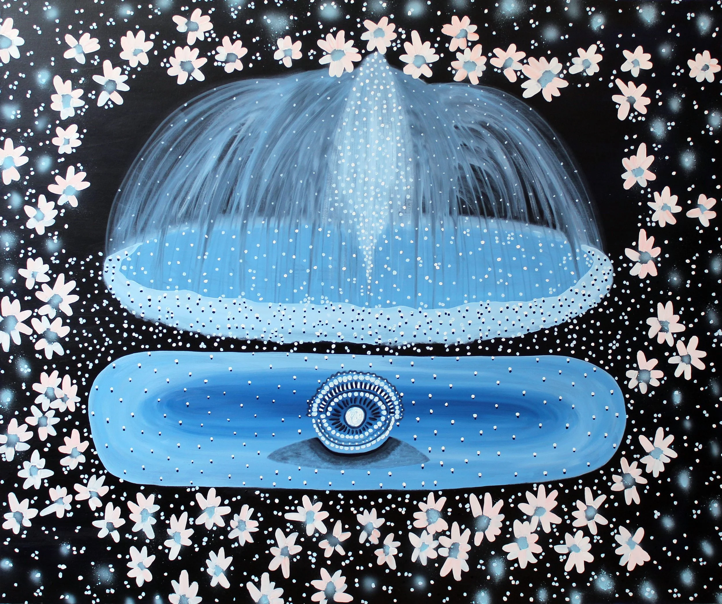 The Promise (If You Build It), 2019 
Oil on canvas 
60 x 48 inches
Photo courtesy the artist