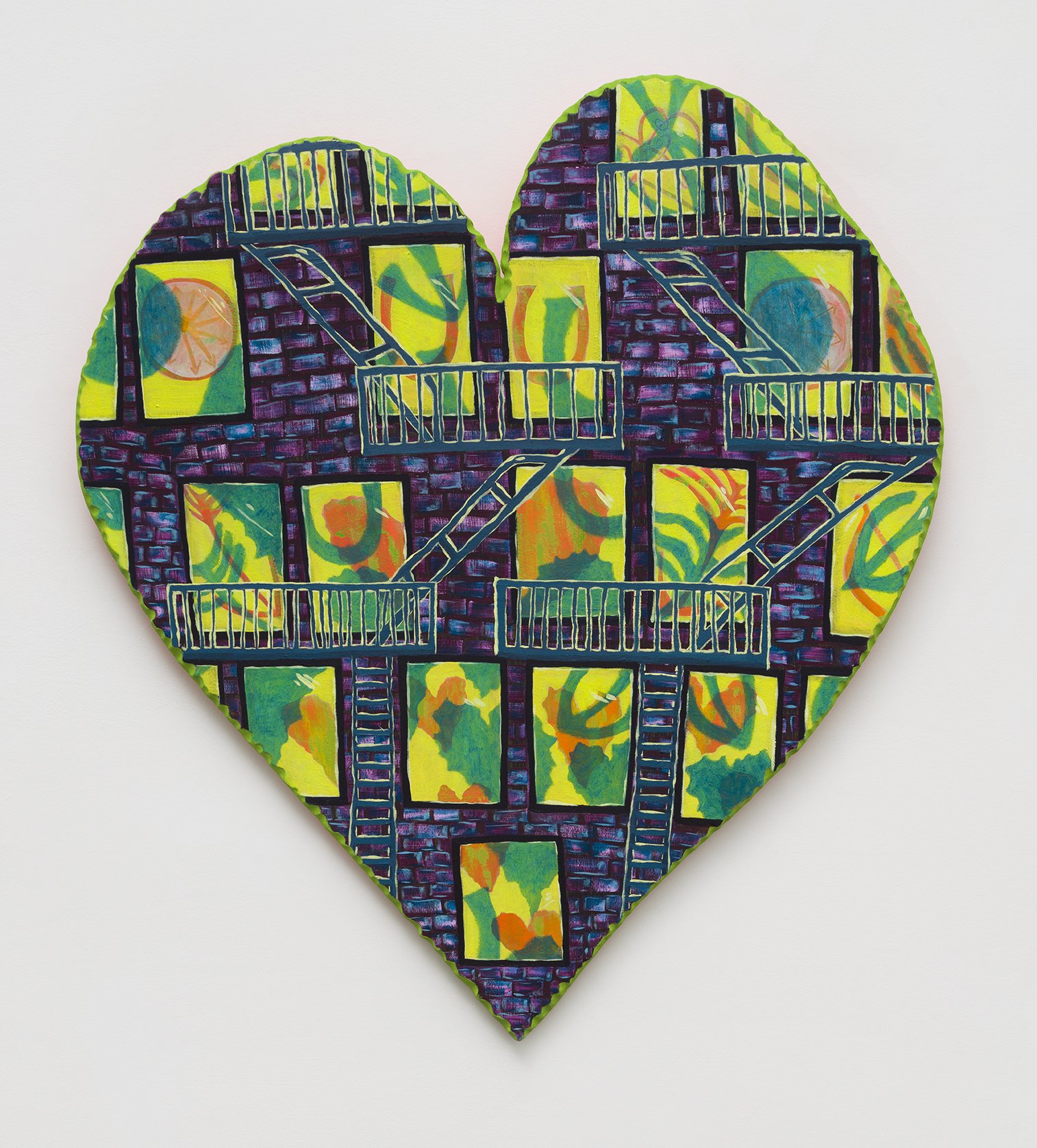 The Life of Colors, 2023 
Oil on panel 
28 1/2 x 26 inches 
Photo courtesy Charles Benton.