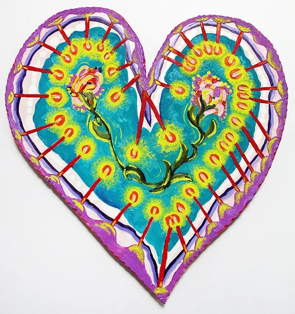 Memorial Heart, 2021
Oil on panel
24 x 24 inches
Photo courtesy the artist