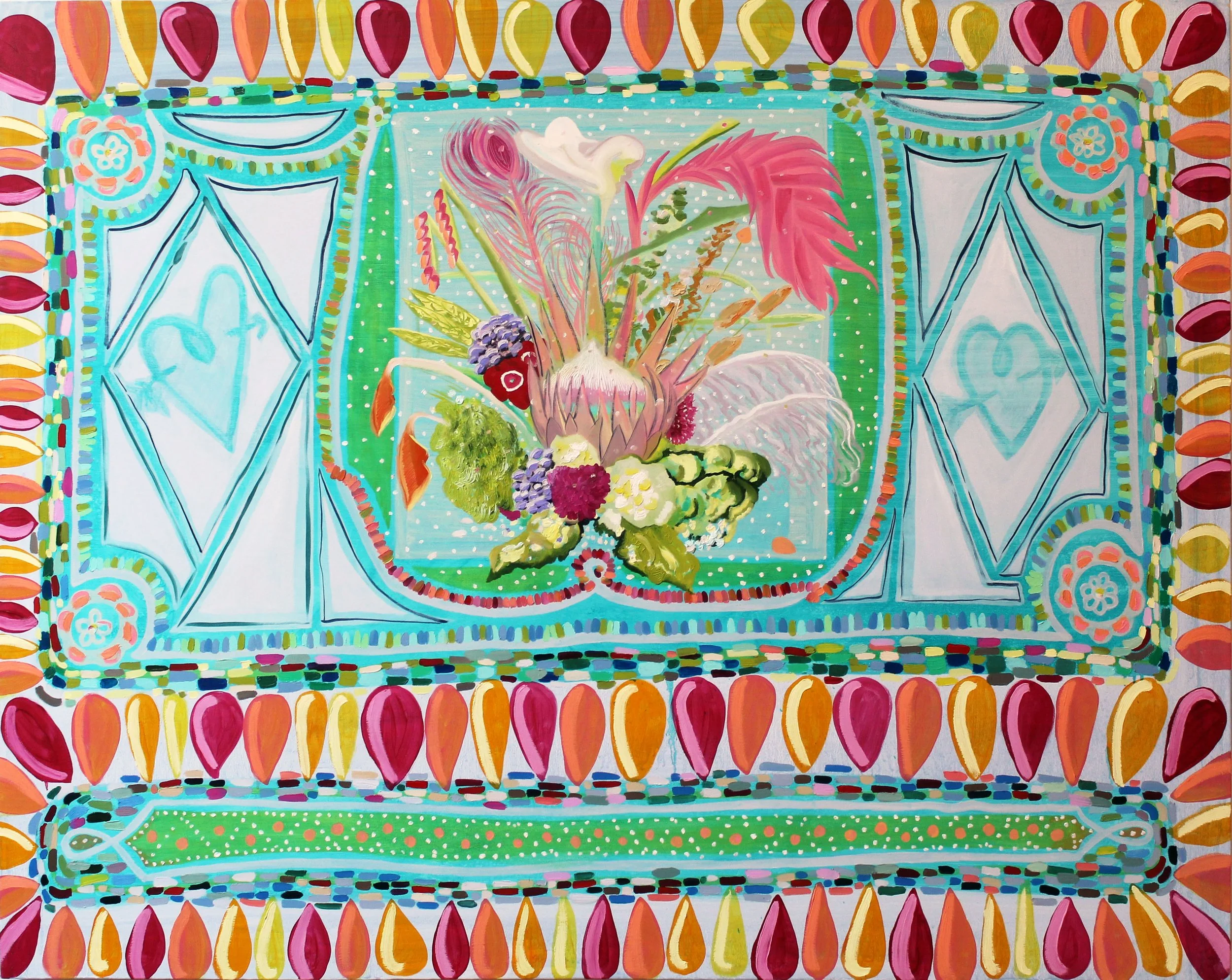 An Idea of an Arrangement, 2019
Oil on canvas
60 x 48 inches
Photo courtesy the artist.