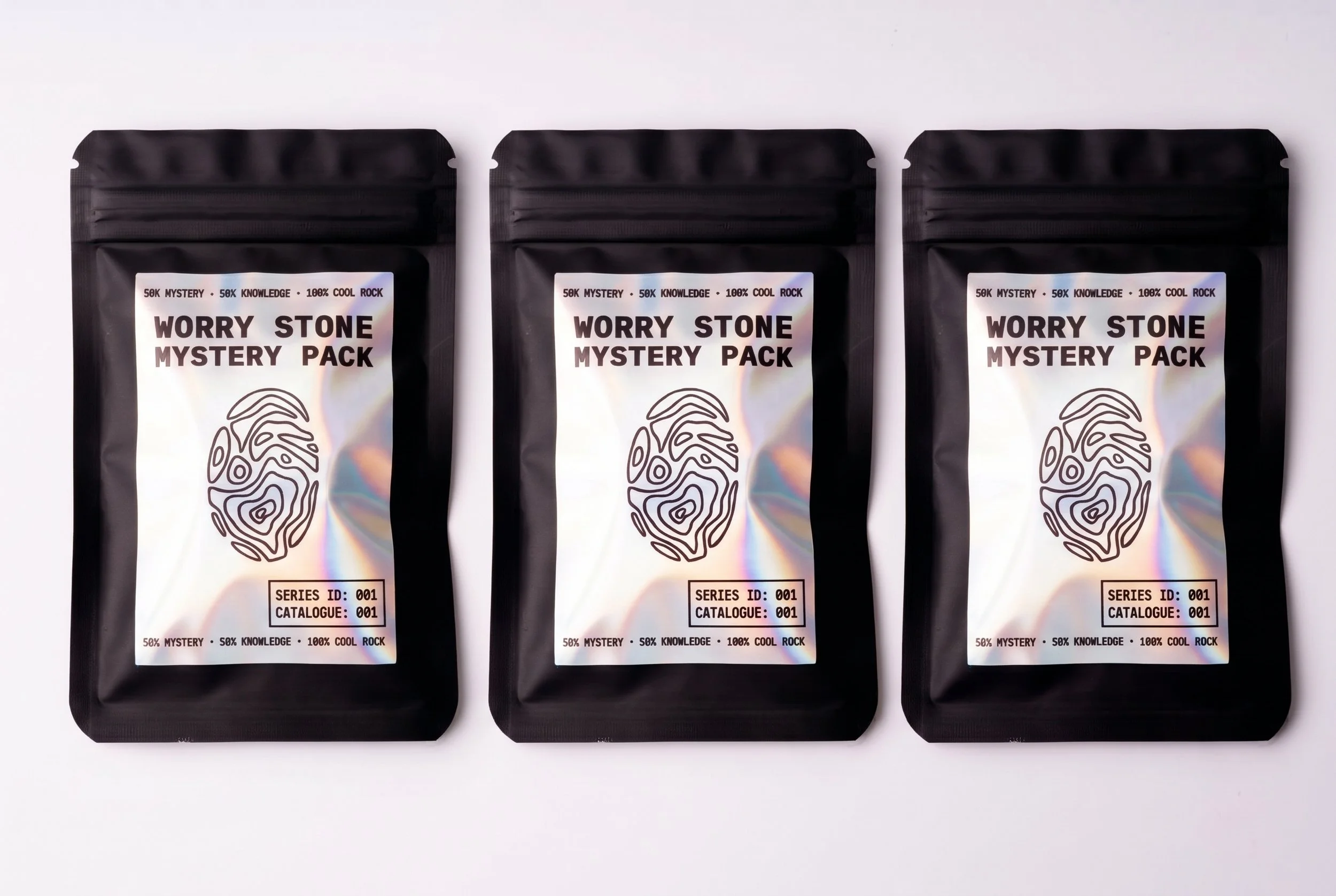 3 Pack - Worry Stone Mystery Packs