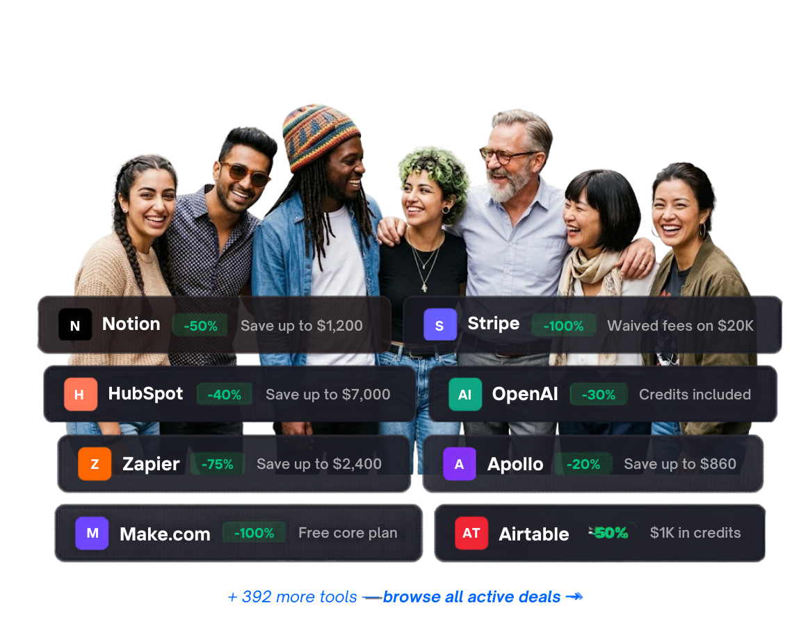 Community members and examples of software discounts