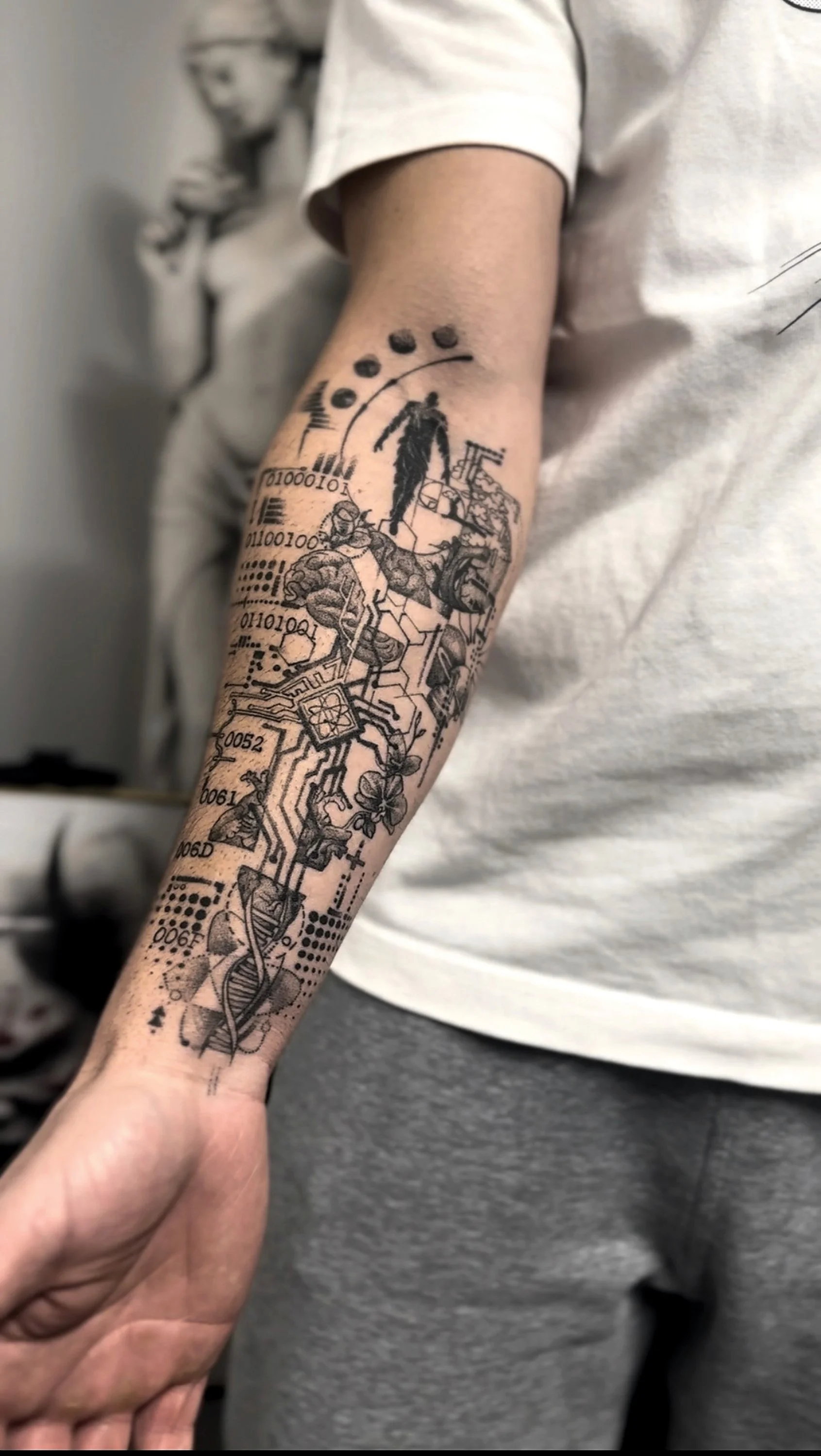 Tatuaj micro-realismn.