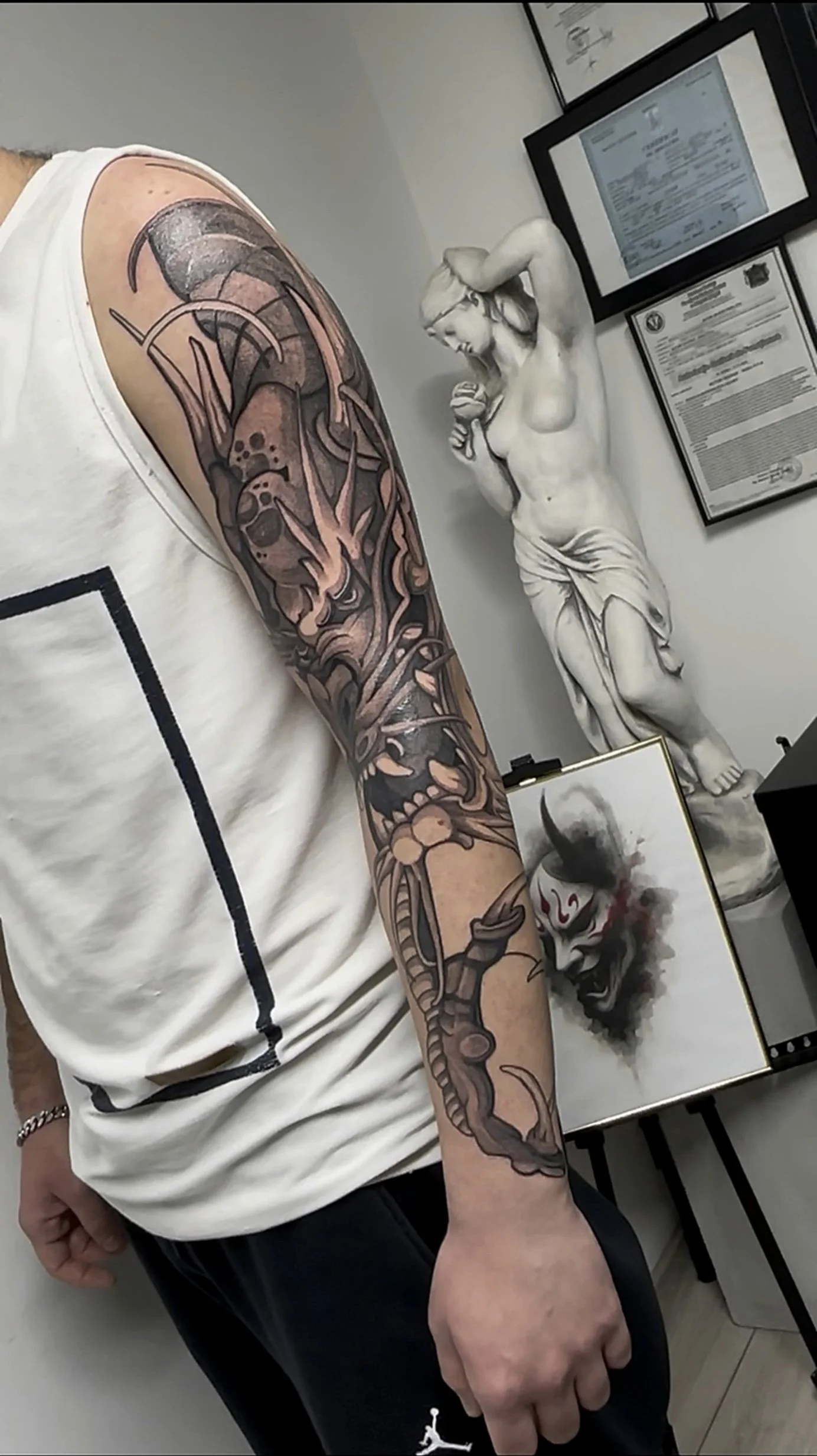 Full arm tattoo umpleri 