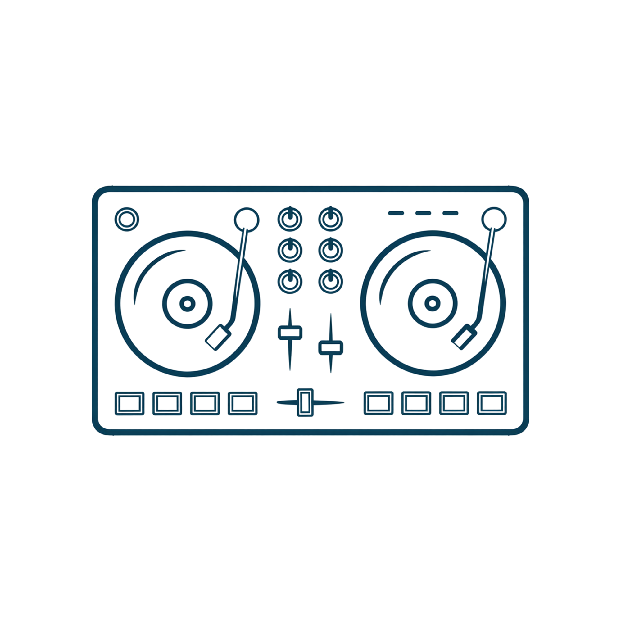 Professional DJ providing music and lighting for a homeschool prom in Southern Missouri