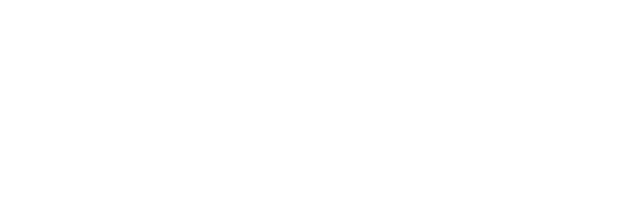 White vintage script logo for Five Corners Coffee & Bakery Co.