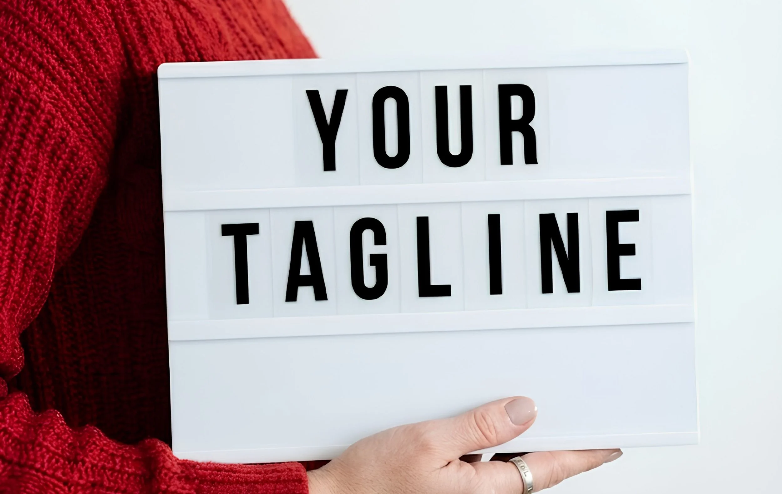 Crafting a memorable tagline