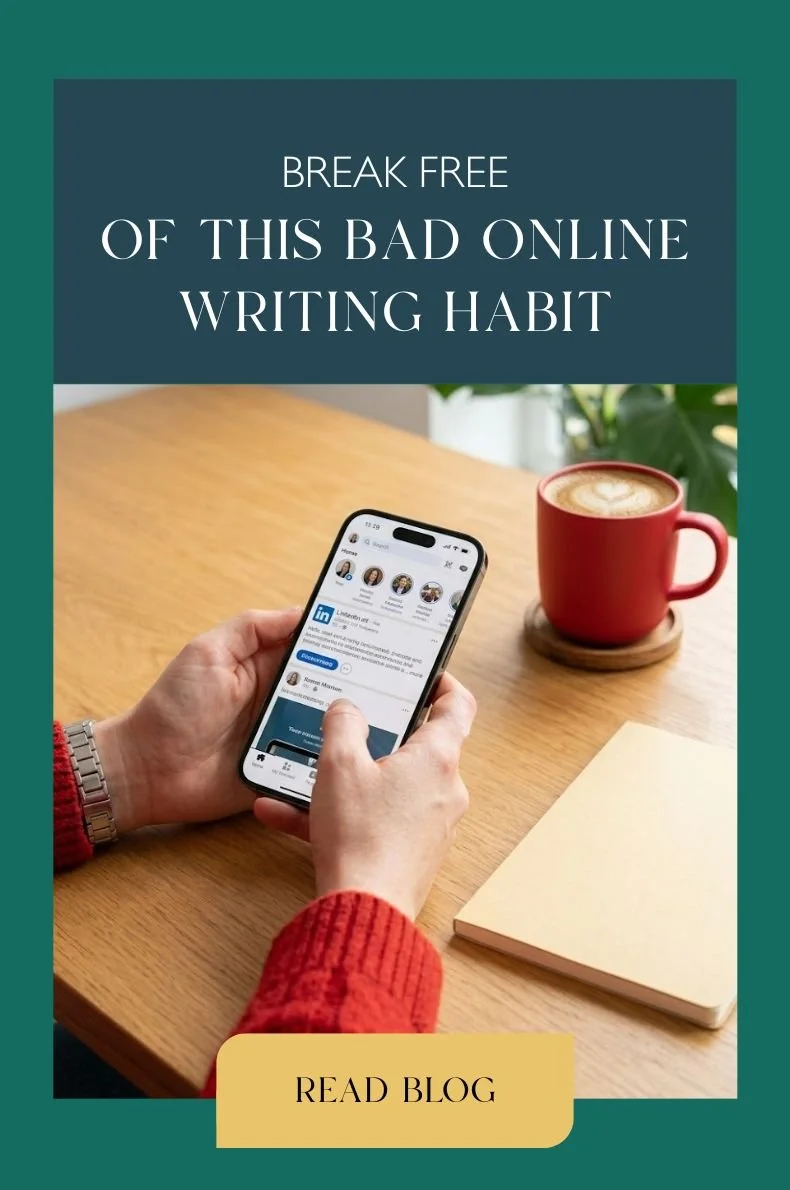 Break free of this bad online writing habit